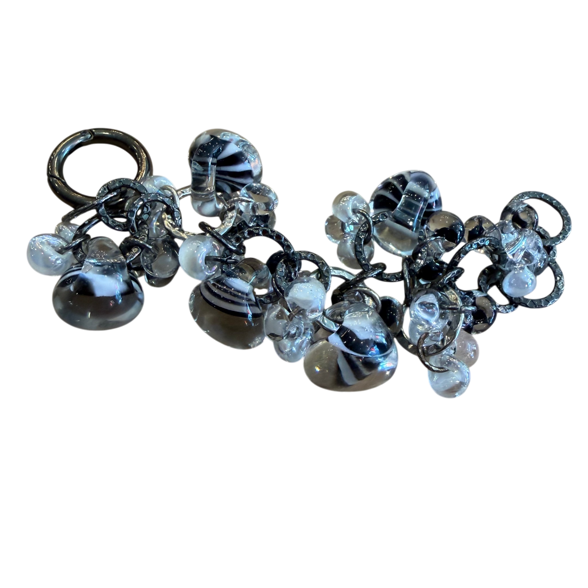 Zebra Glass Bracelet