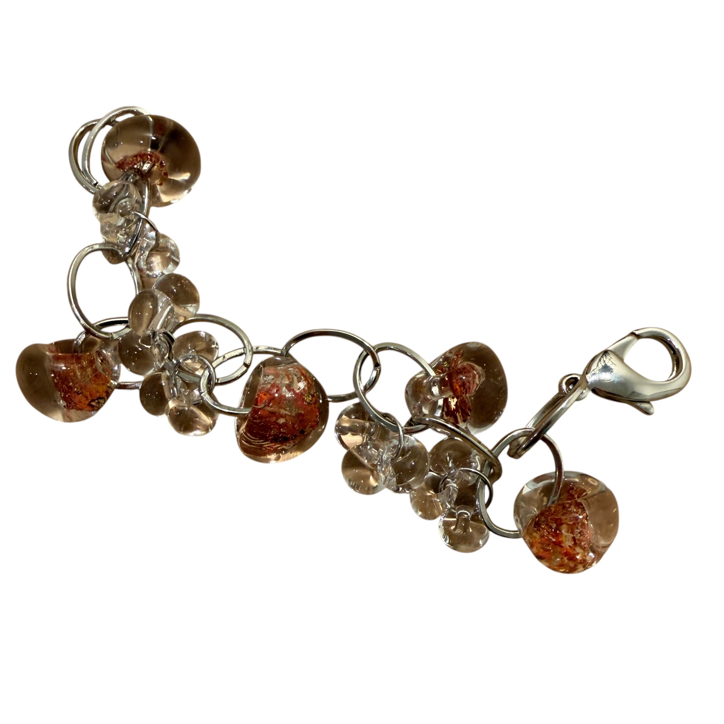 Gold Rush Glass Bracelet