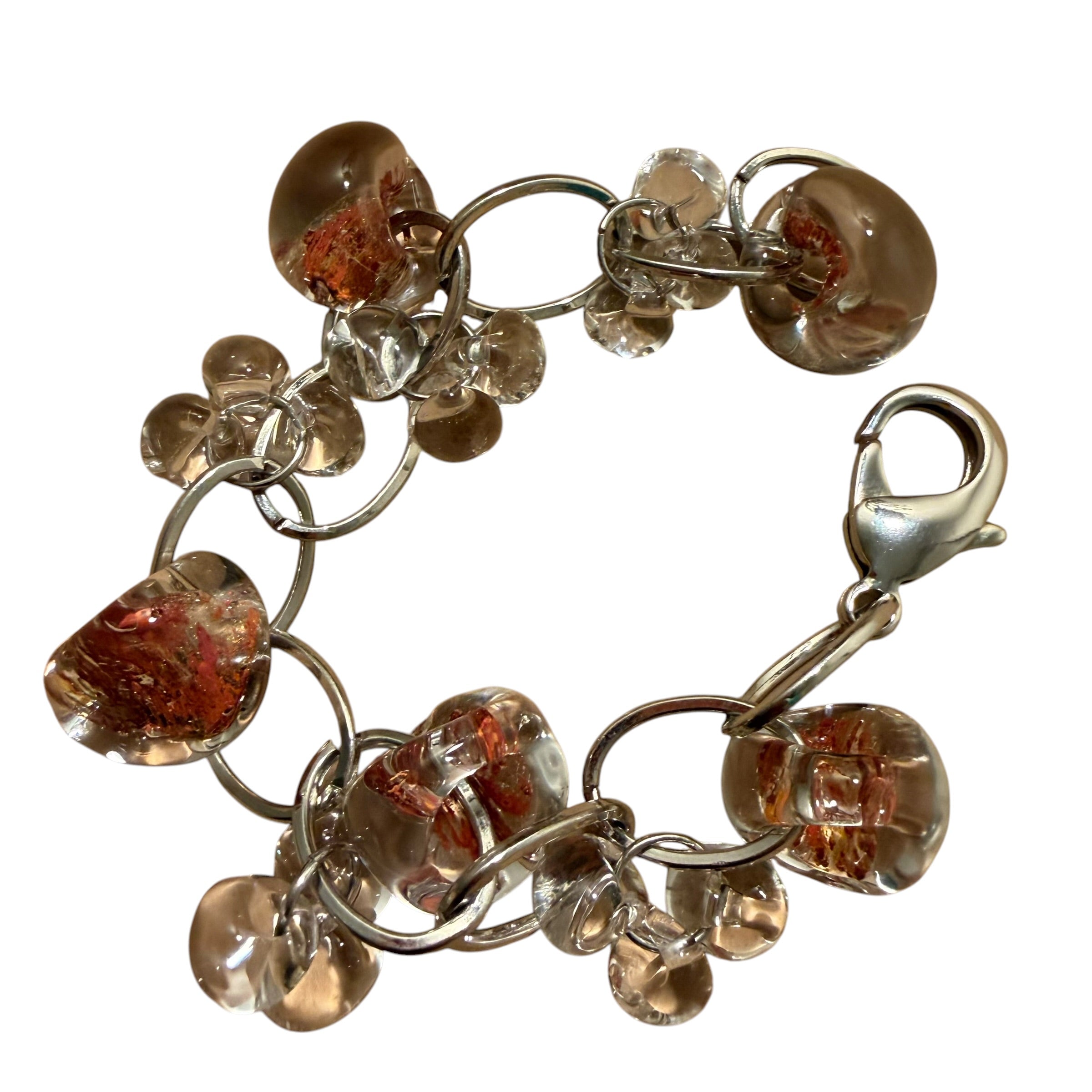 Gold Rush Glass Bracelet