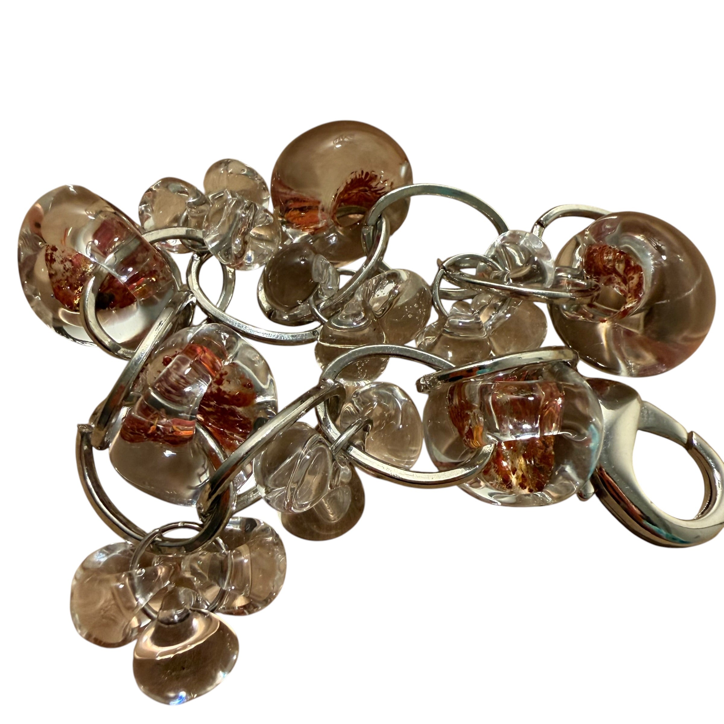 Gold Rush Glass Bracelet