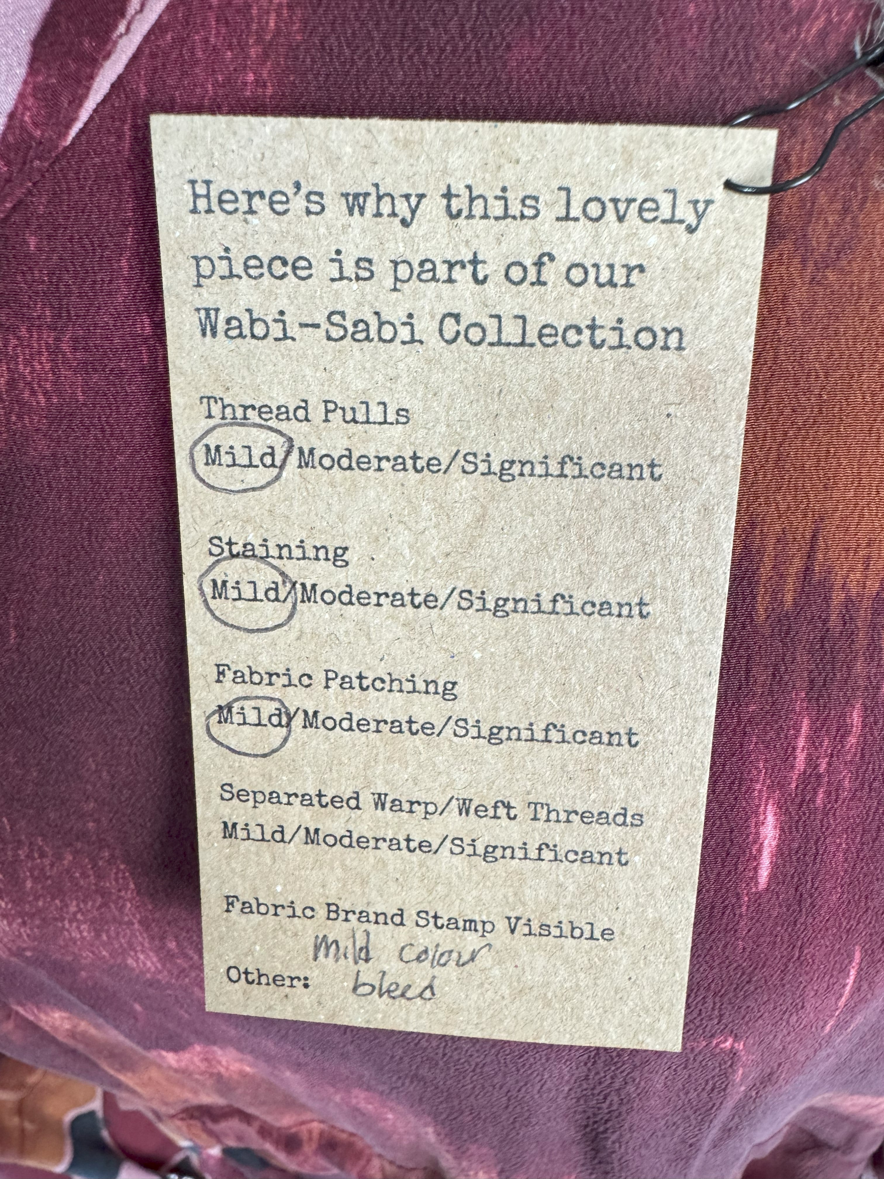 PRC6763 Wabi Sabi Pure Silk Maxi Kaftan