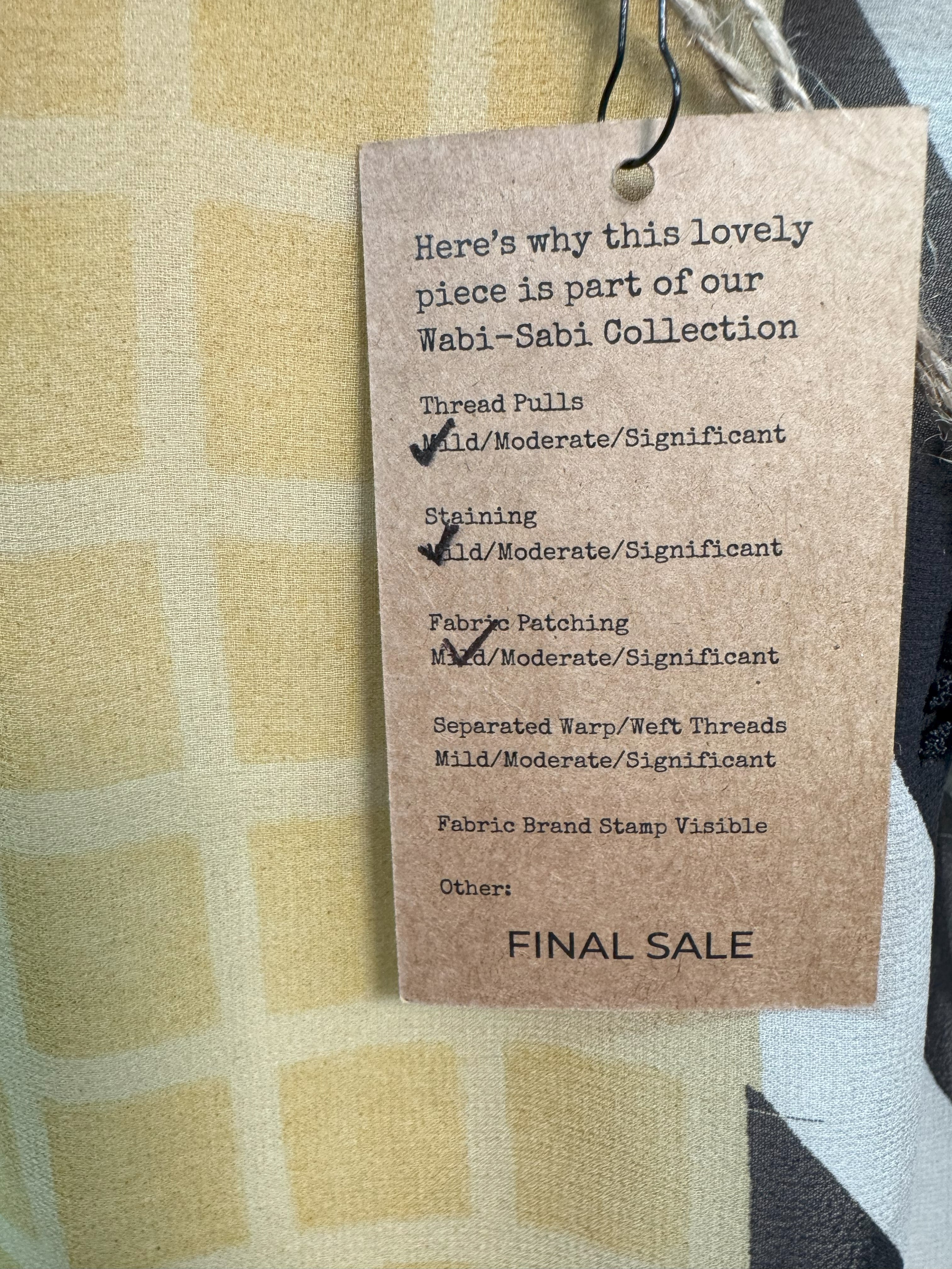 PRC5396 Wabi Sabi Pure Silk Boxy Top