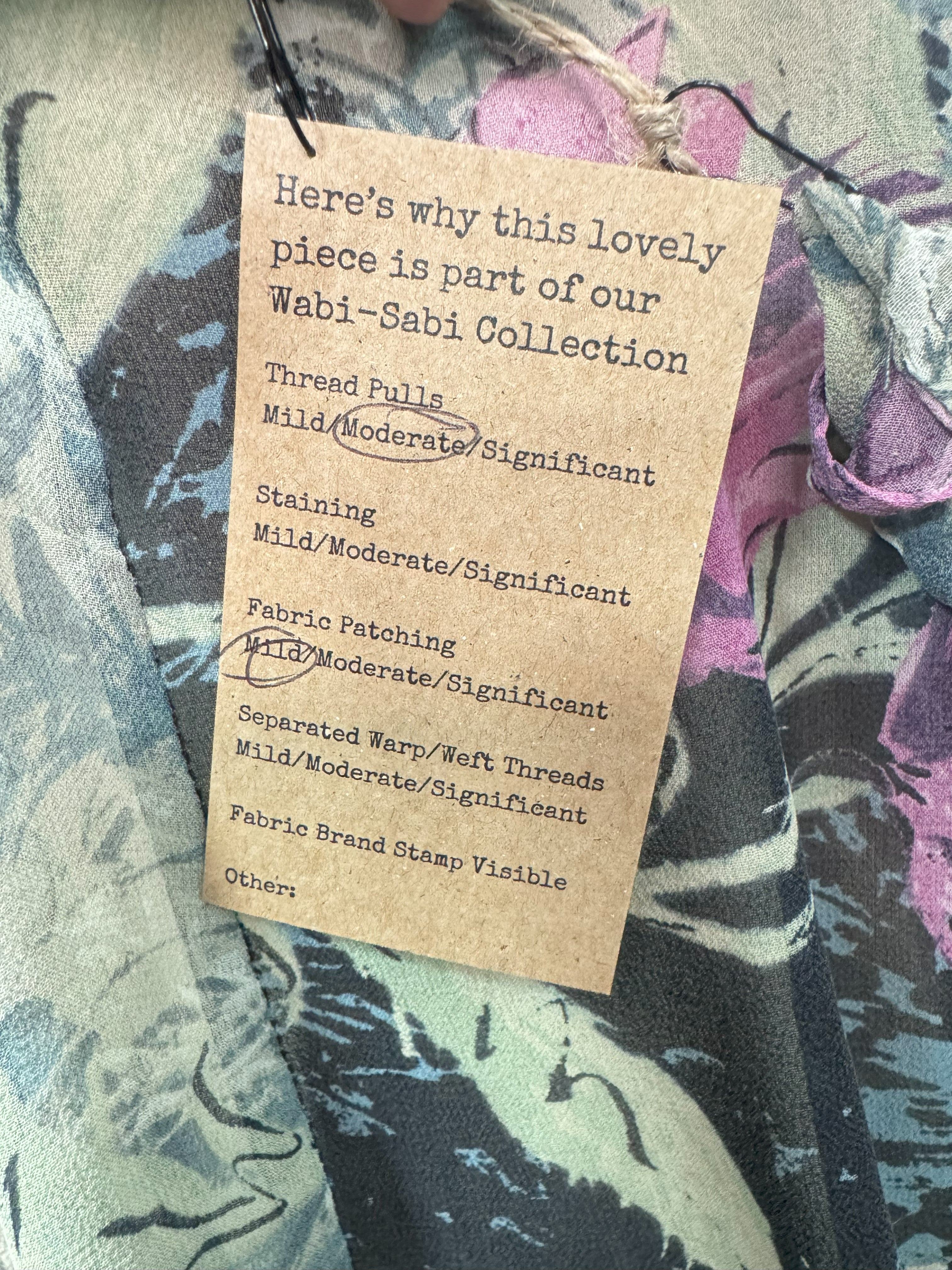 PRG7117 Sheer Wabi Sabi Pure Silk Waterfall Top