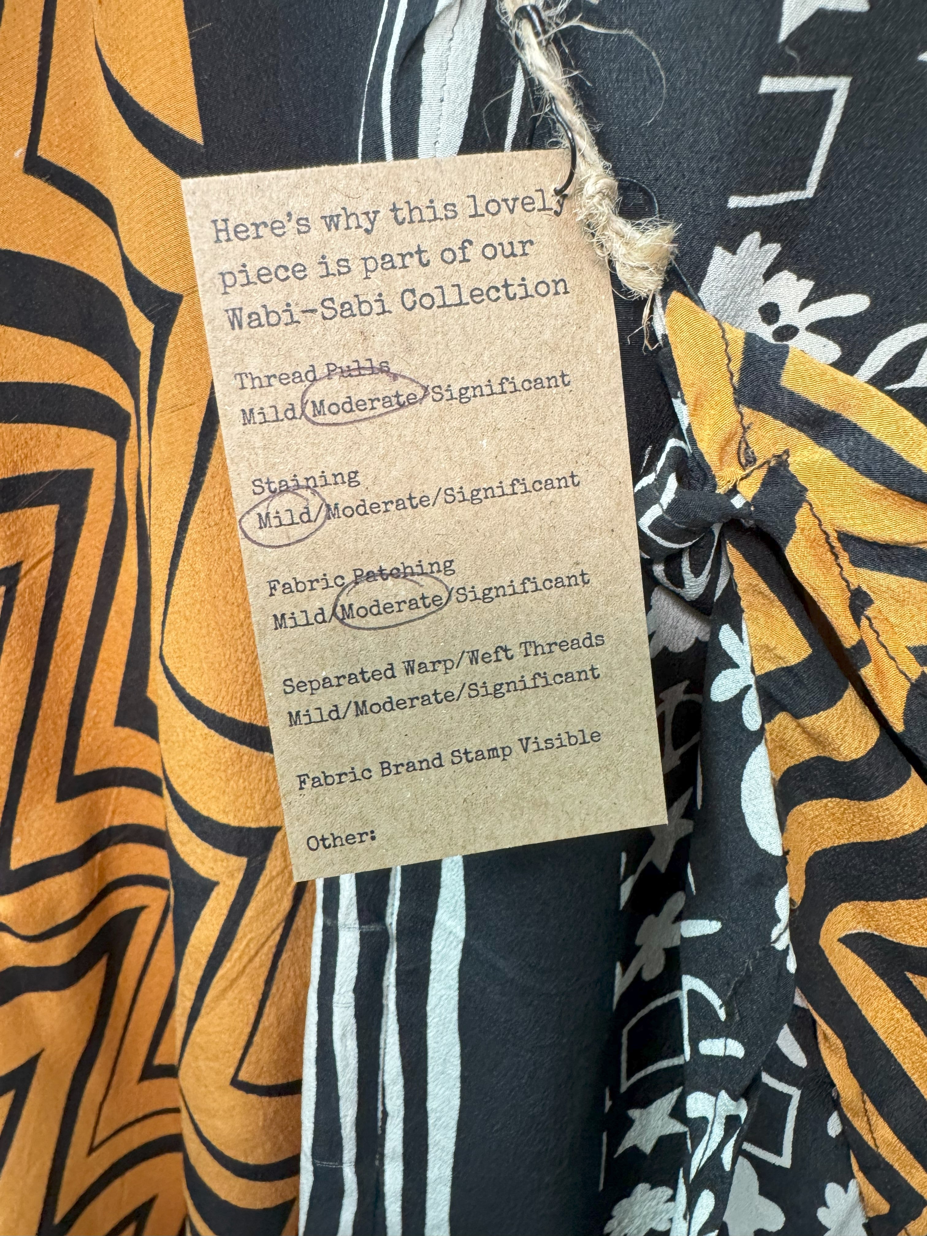 PRC7008 Wabi Sabi Pure Silk Waterfall Top