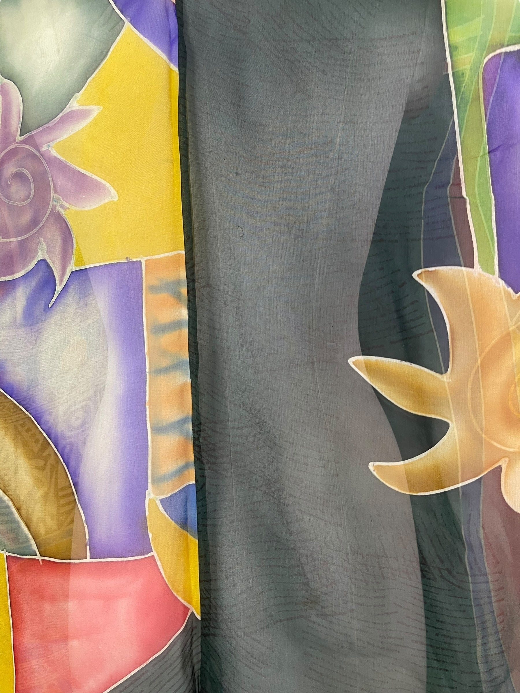 PRG8141 Sheer Wabi Sabi Pure Silk Cardigan