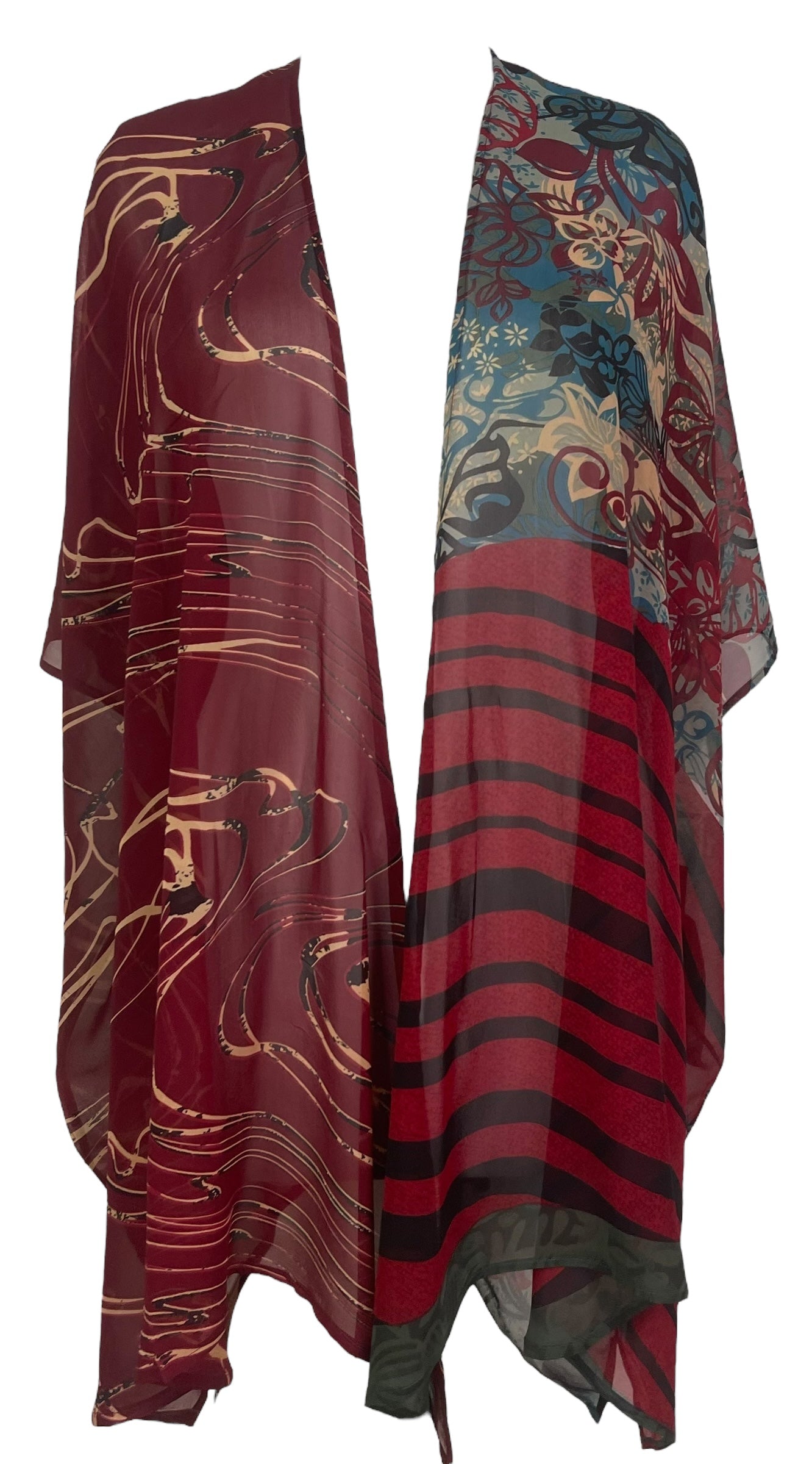 PREVIEW PRG8115 Sheer Wabi Sabi Pure Silk Cardigan