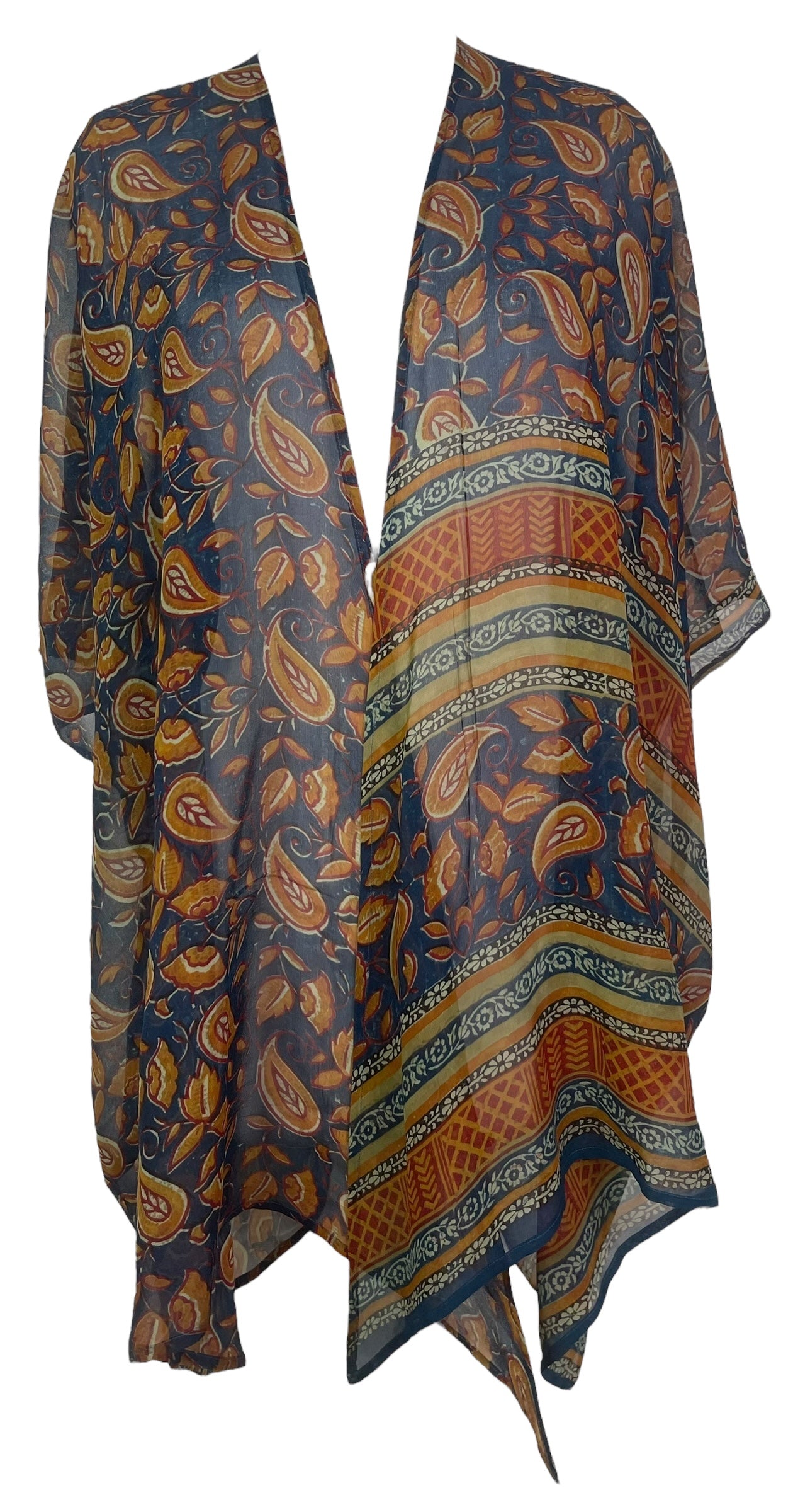 PREVIEW PRG8107 Sheer Wabi Sabi Pure Silk Cardigan