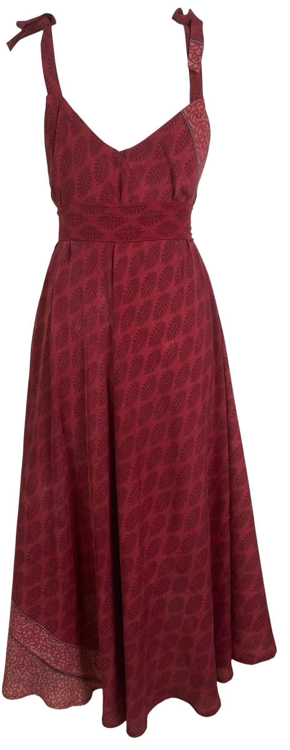PRC8990 Avatar Pure Silk Maxi Dress with Belt