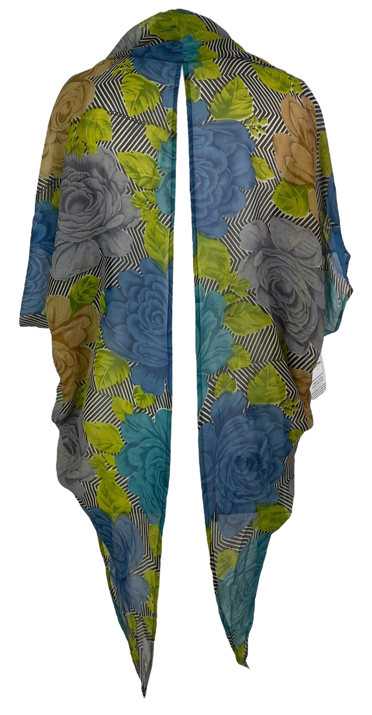 PRG8154 Sheer Wabi Sabi Pure Silk Cardigan