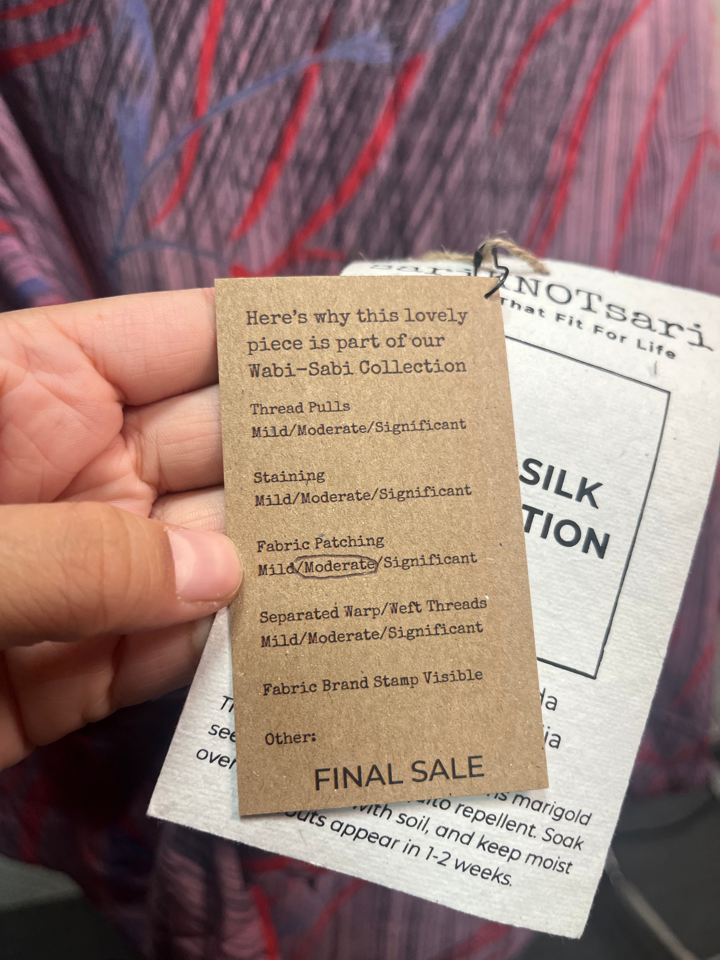 PRC7887 Wabi Sabi Pure Silk Bolero