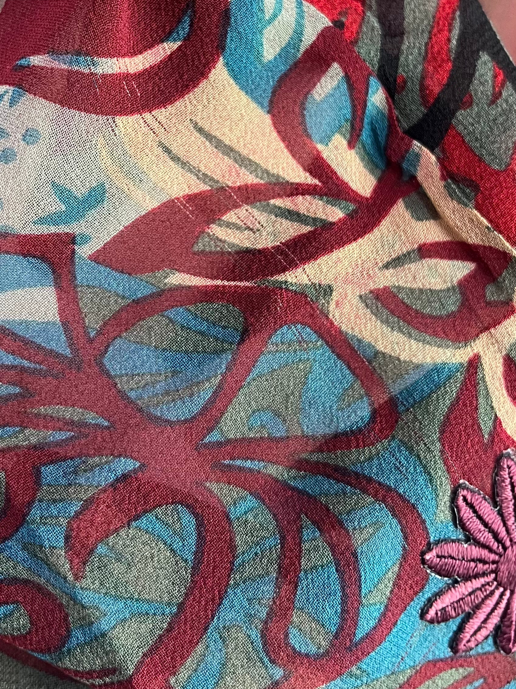 PRG8115 Sheer Wabi Sabi Pure Silk Kimono-Sleeved Top