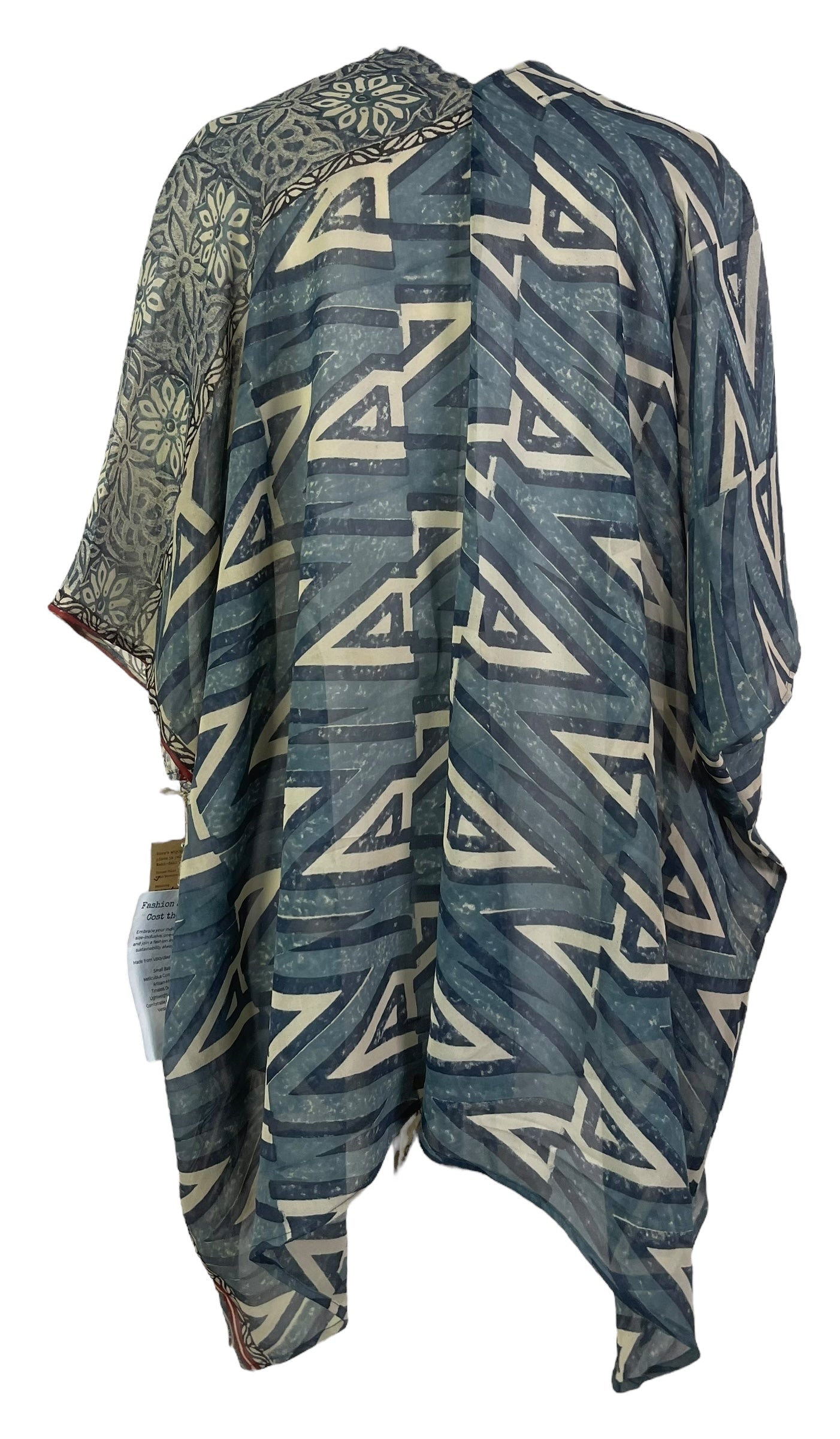 PRG8104 Sheer Wabi Sabi Pure Silk Cardigan