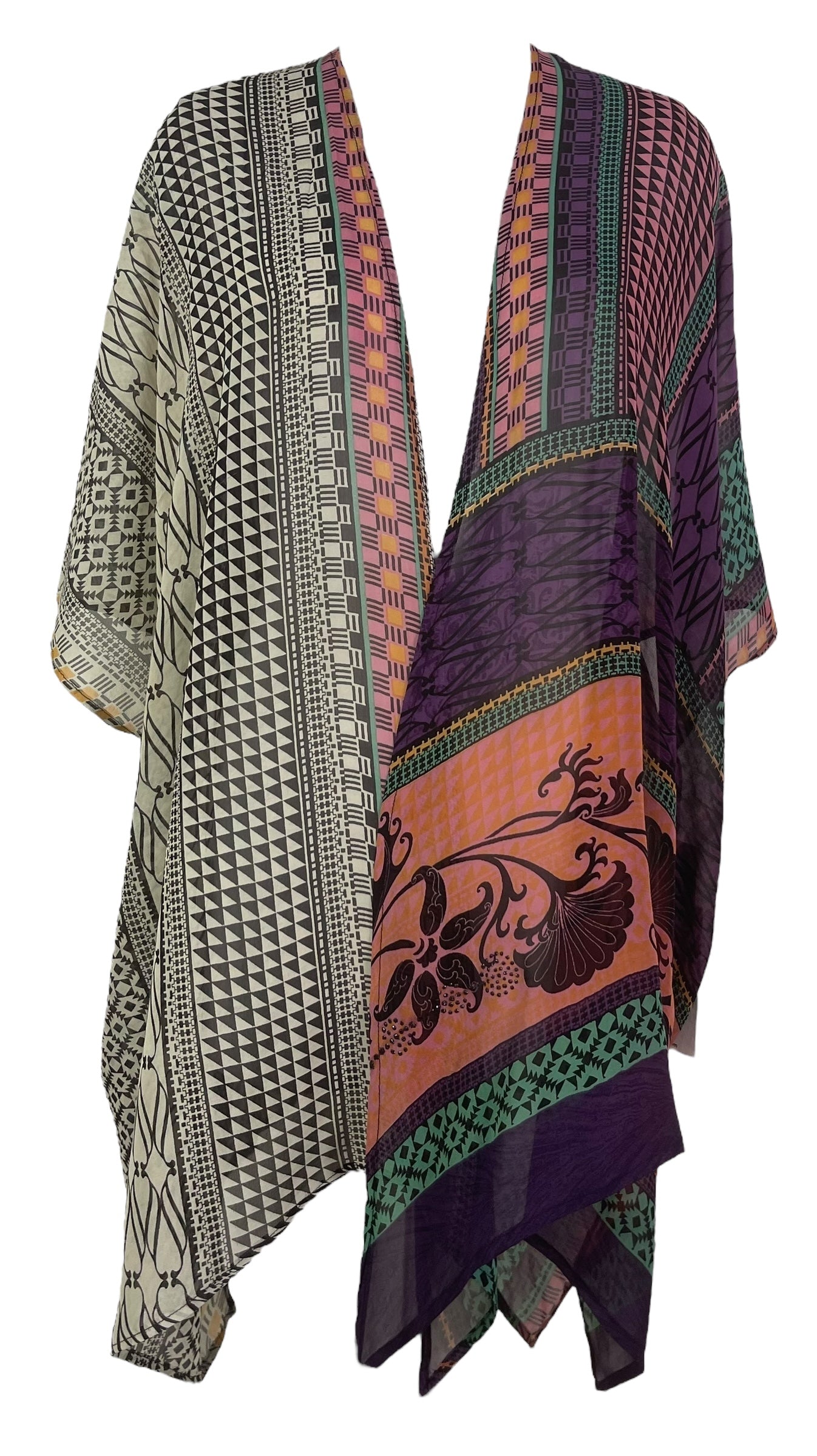 PREVIEW PRG8137 Sheer Wabi Sabi Pure Silk Cardigan