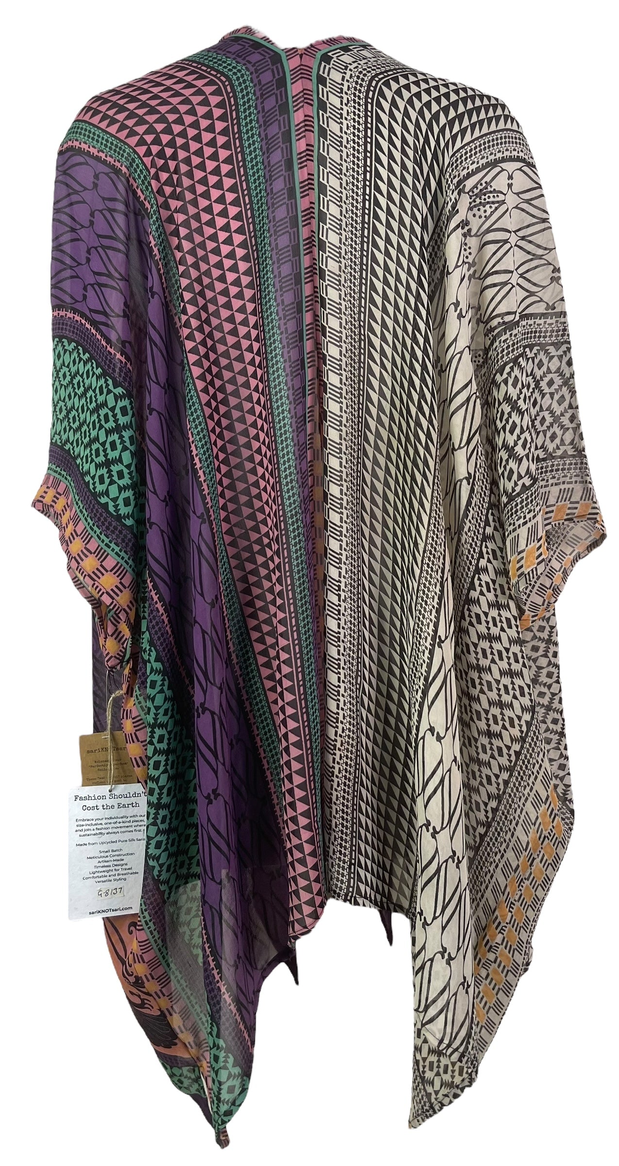 PREVIEW PRG8137 Sheer Wabi Sabi Pure Silk Cardigan