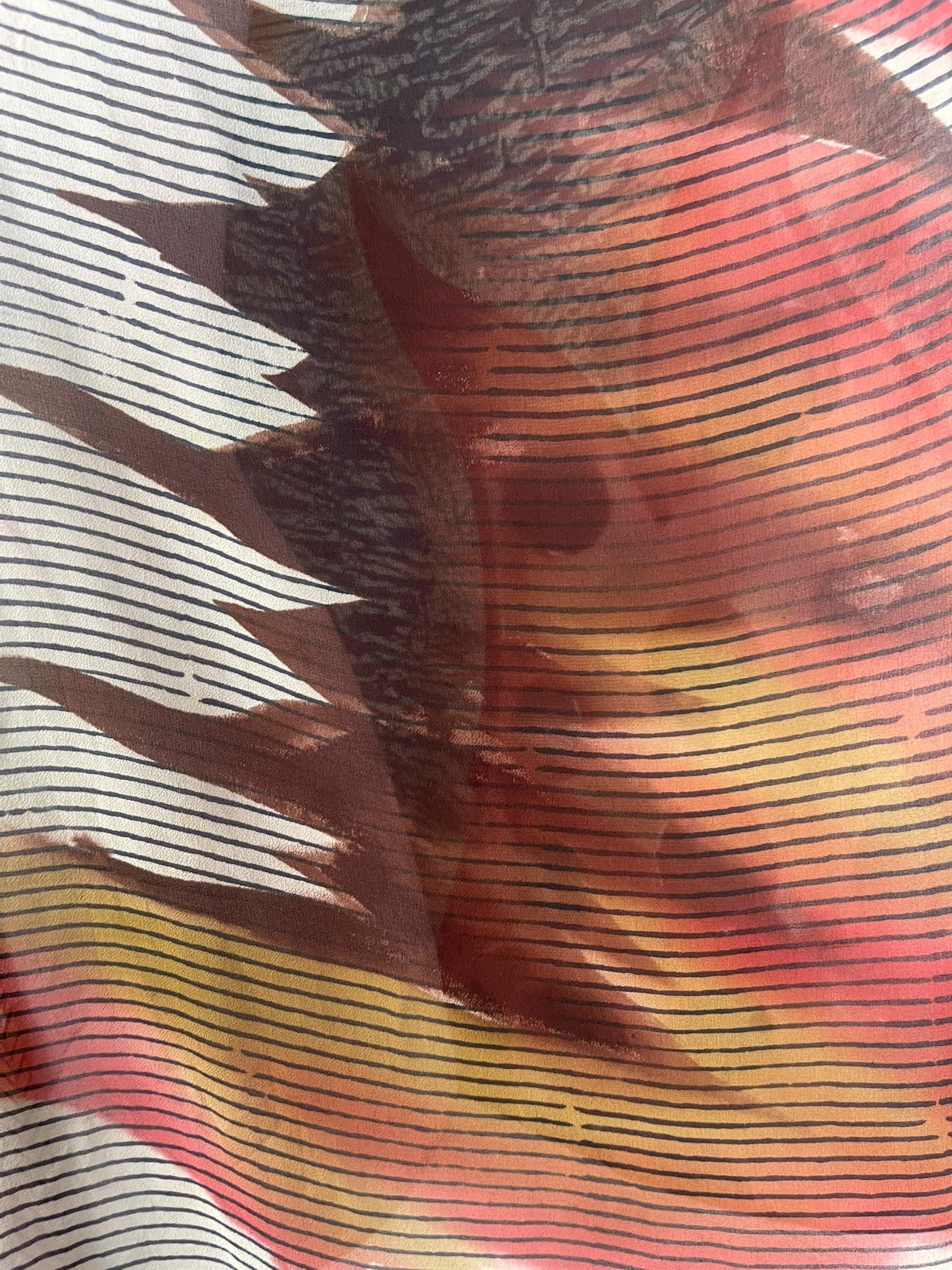 PRG8134 Sheer Wabi Sabi Pure Silk Cardigan