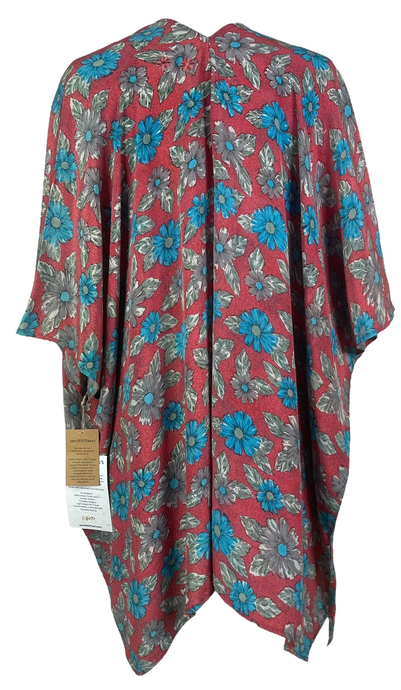 PRC8071 Wabi Sabi Pure Silk Cardigan