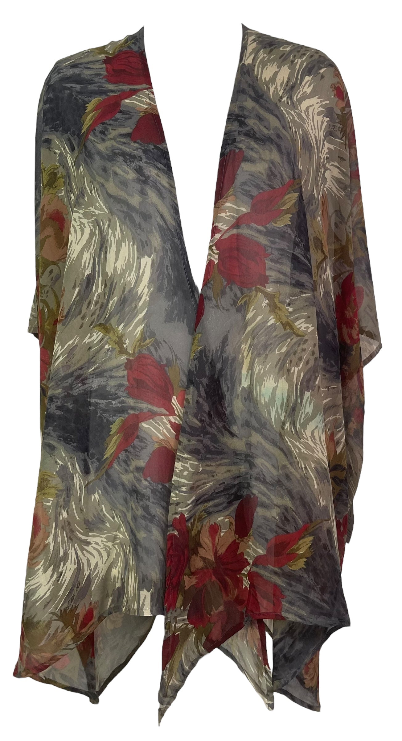 PREVIEW PRG8121 Sheer Wabi Sabi Pure Silk Cardigan