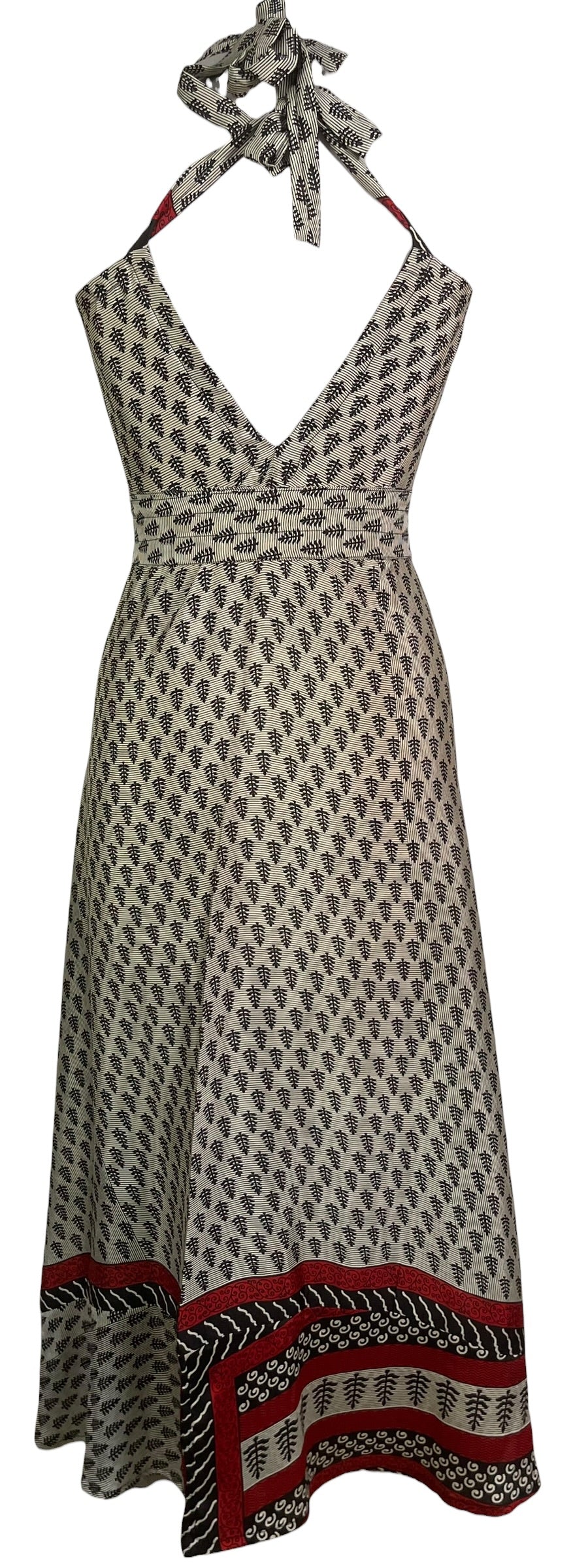 PRC8995 Wabi Sabi Pure Silk Maxi Dress with Belt