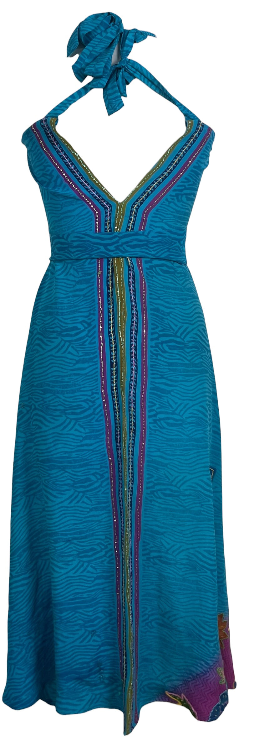 Releases Sunday at 8pm EST PRC8996 Wabi Sabi Pure Silk Maxi Dress with Belt
