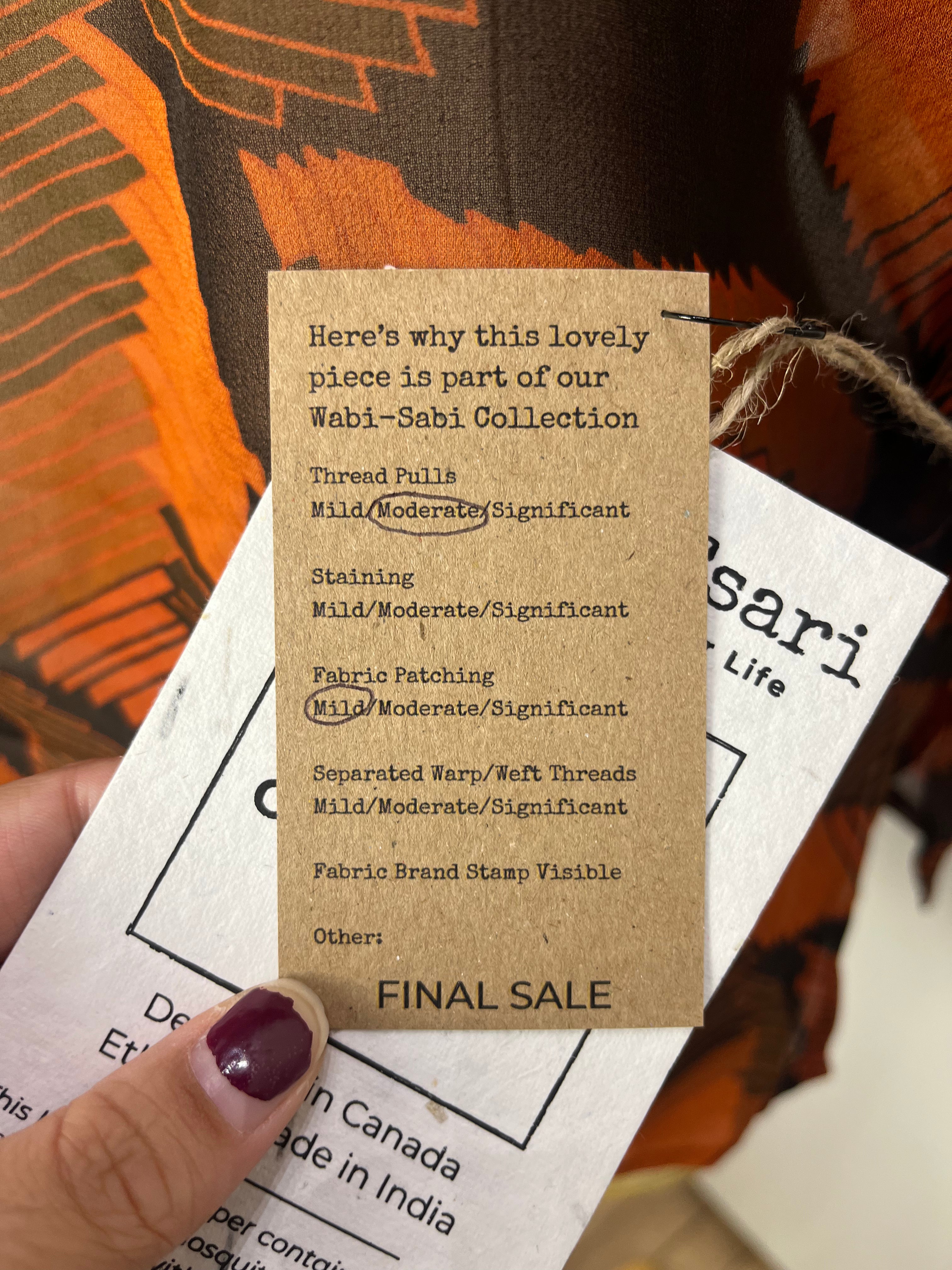 PRG8128 Sheer Wabi Sabi Pure Silk Side Slit Top