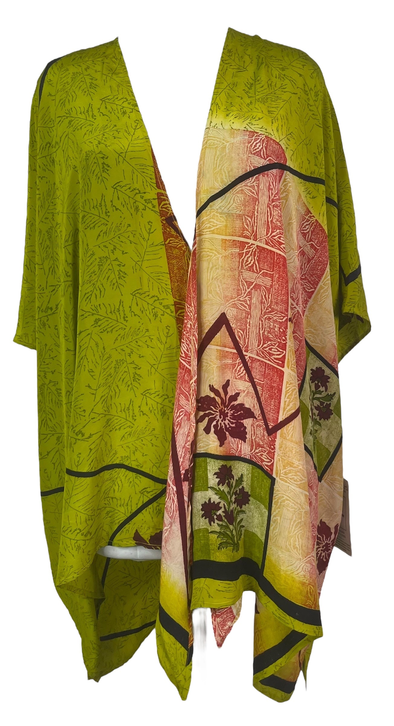 PRC8063 Wabi Sabi Pure Silk Cardigan