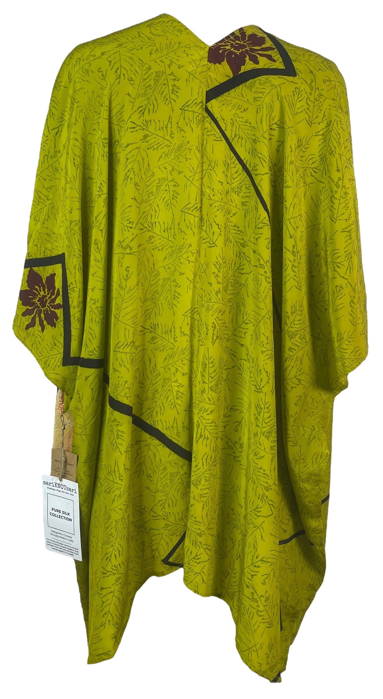 PRC8063 Wabi Sabi Pure Silk Cardigan