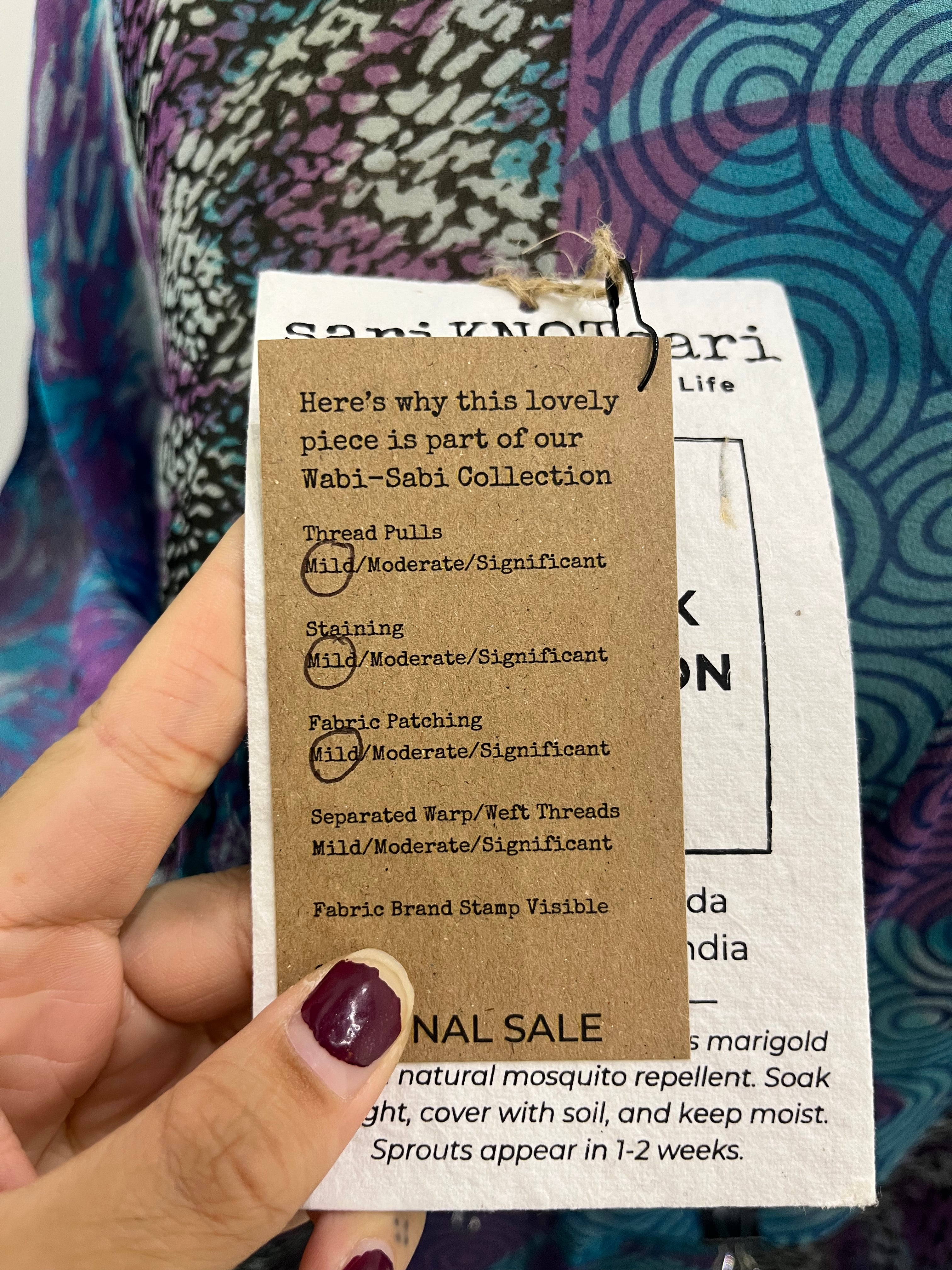 PRG8123 Sheer Wabi Sabi Pure Silk Waterfall Top