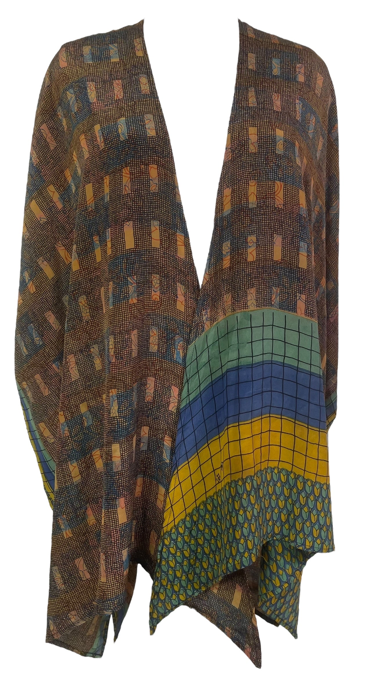 PRC8085 Wabi Sabi Pure Silk Cardigan