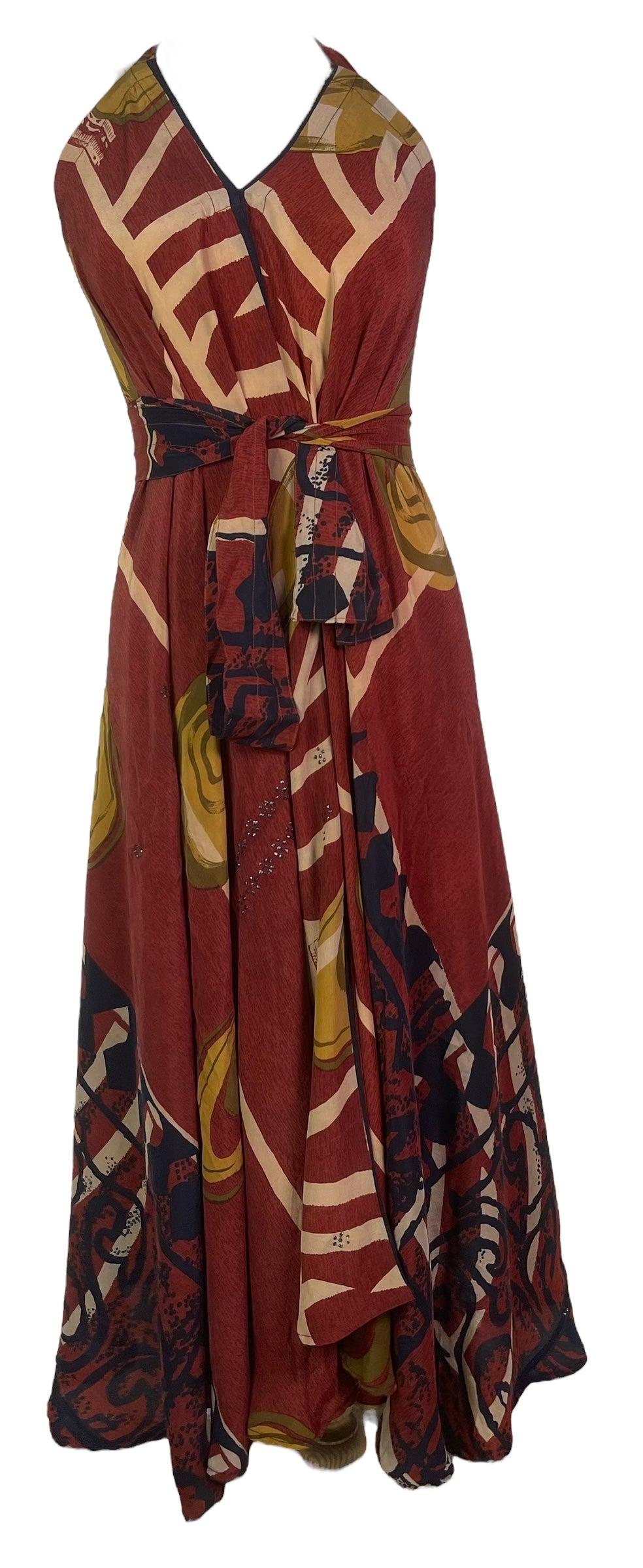 PREVIEW PRC7763 Avatar Pure Silk Maxi Dress with Belt