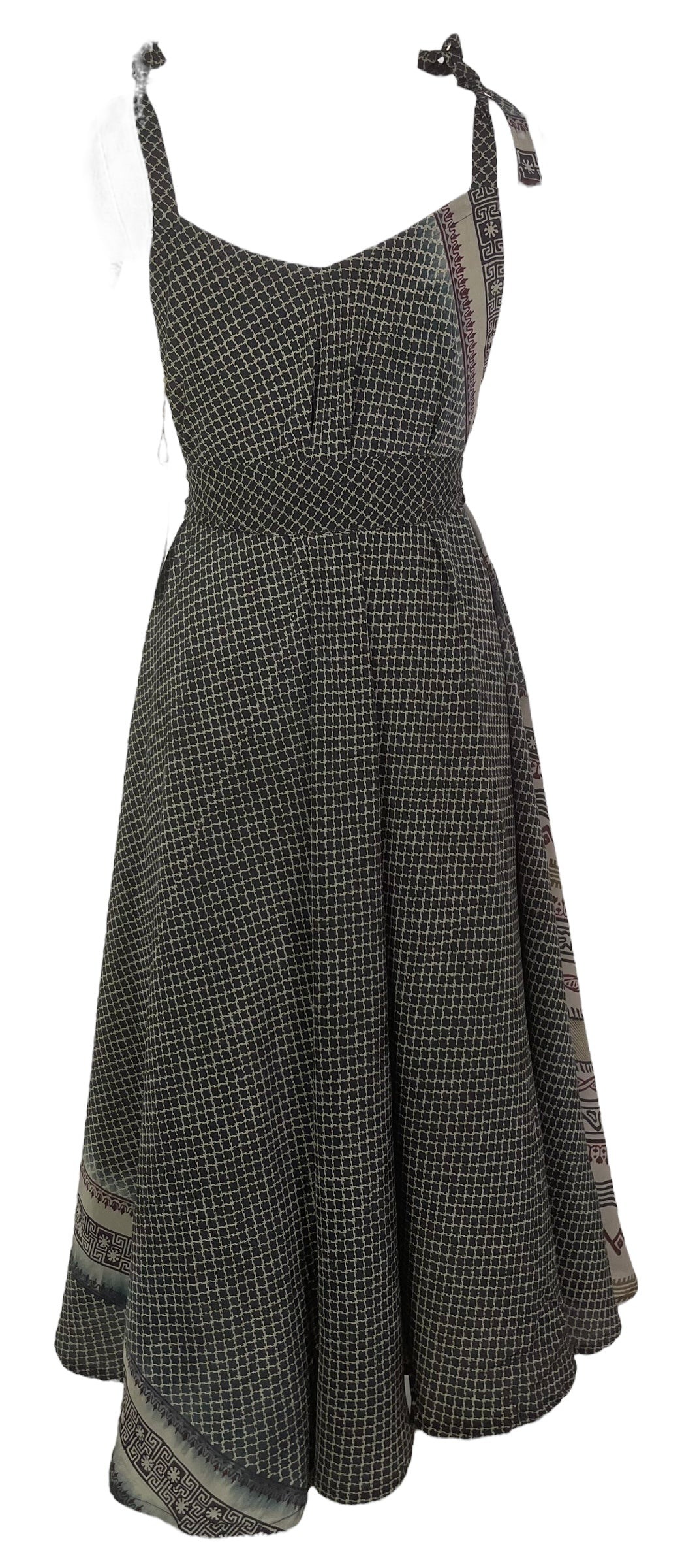 PRC7751 Avatar Pure Silk Maxi Dress with Belt