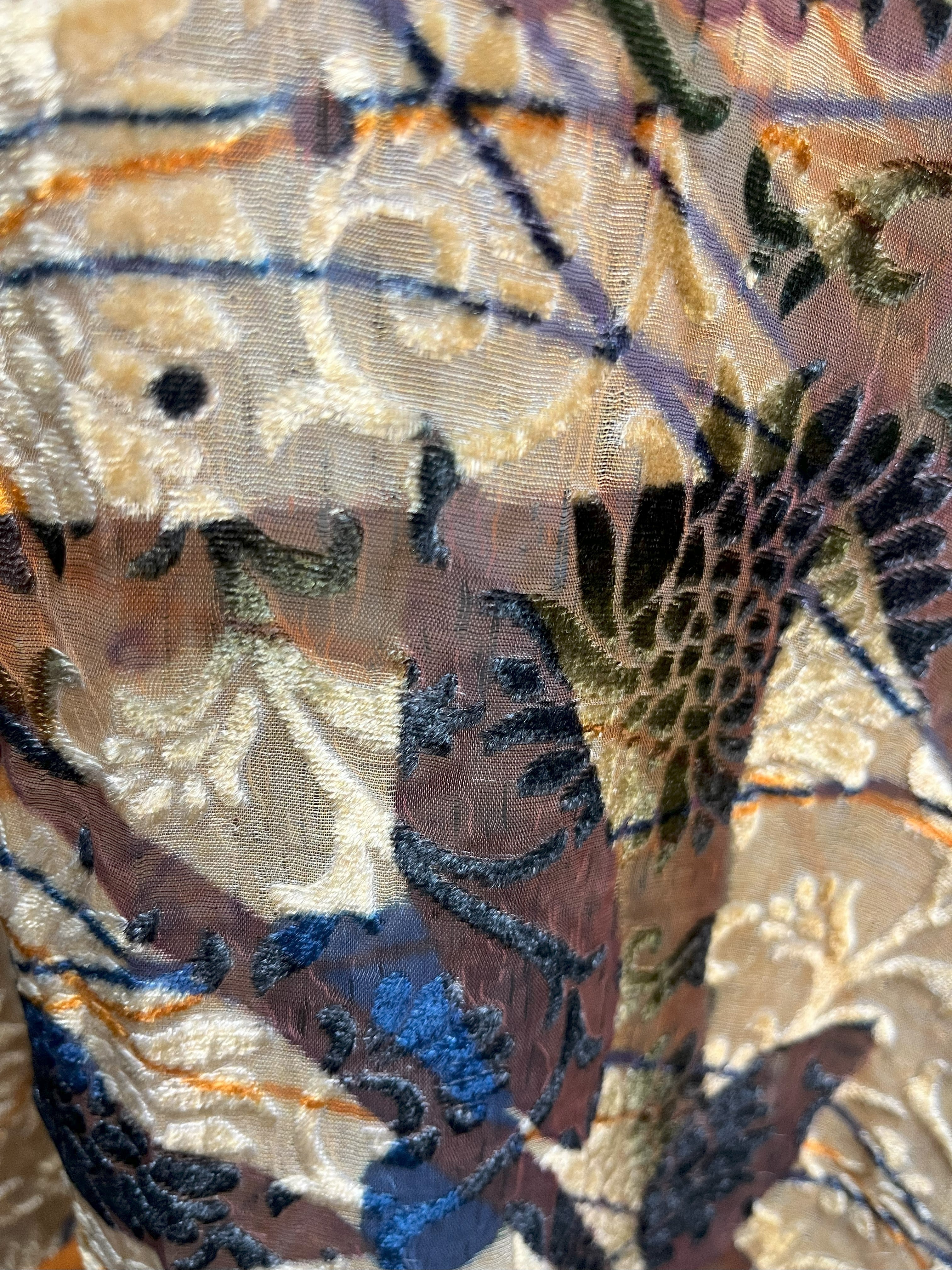 PRG8264 Sheer Wabi Sabi Pure Silk Maxi Kaftan