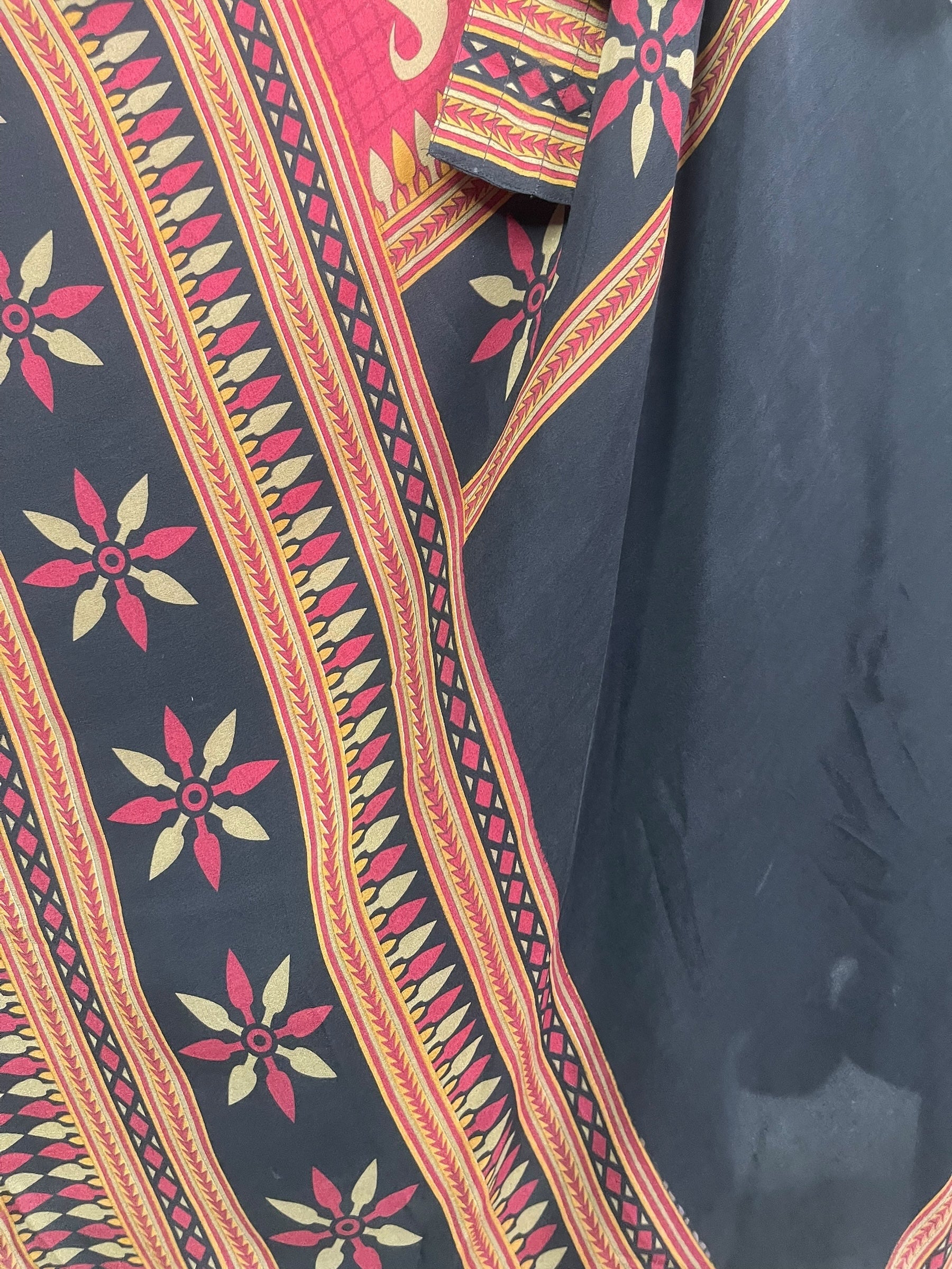 PRC8293 Avatar Pure Silk Maxi Dress with Belt