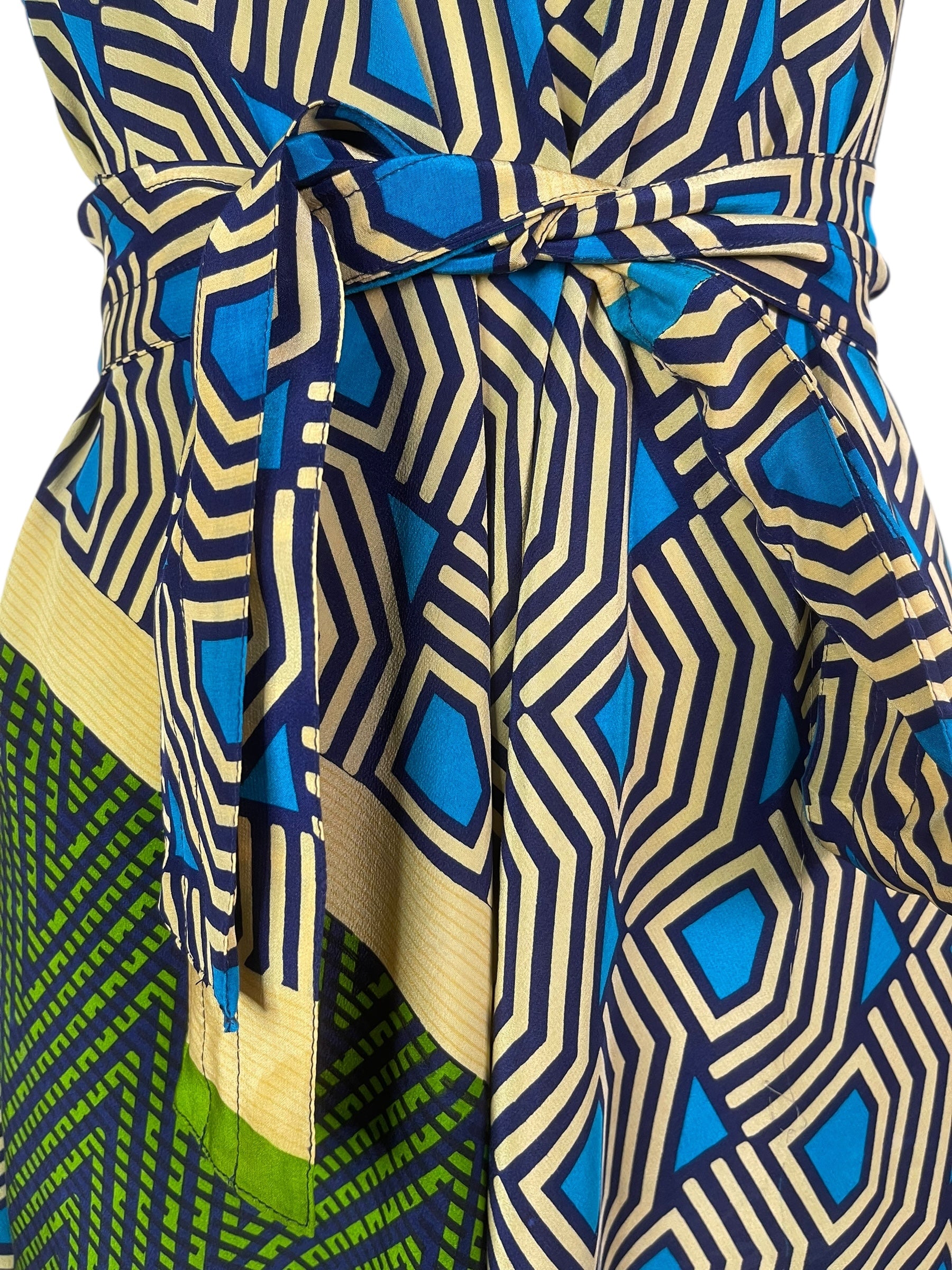 PRC8274 Avatar Pure Silk Maxi Dress with Belt