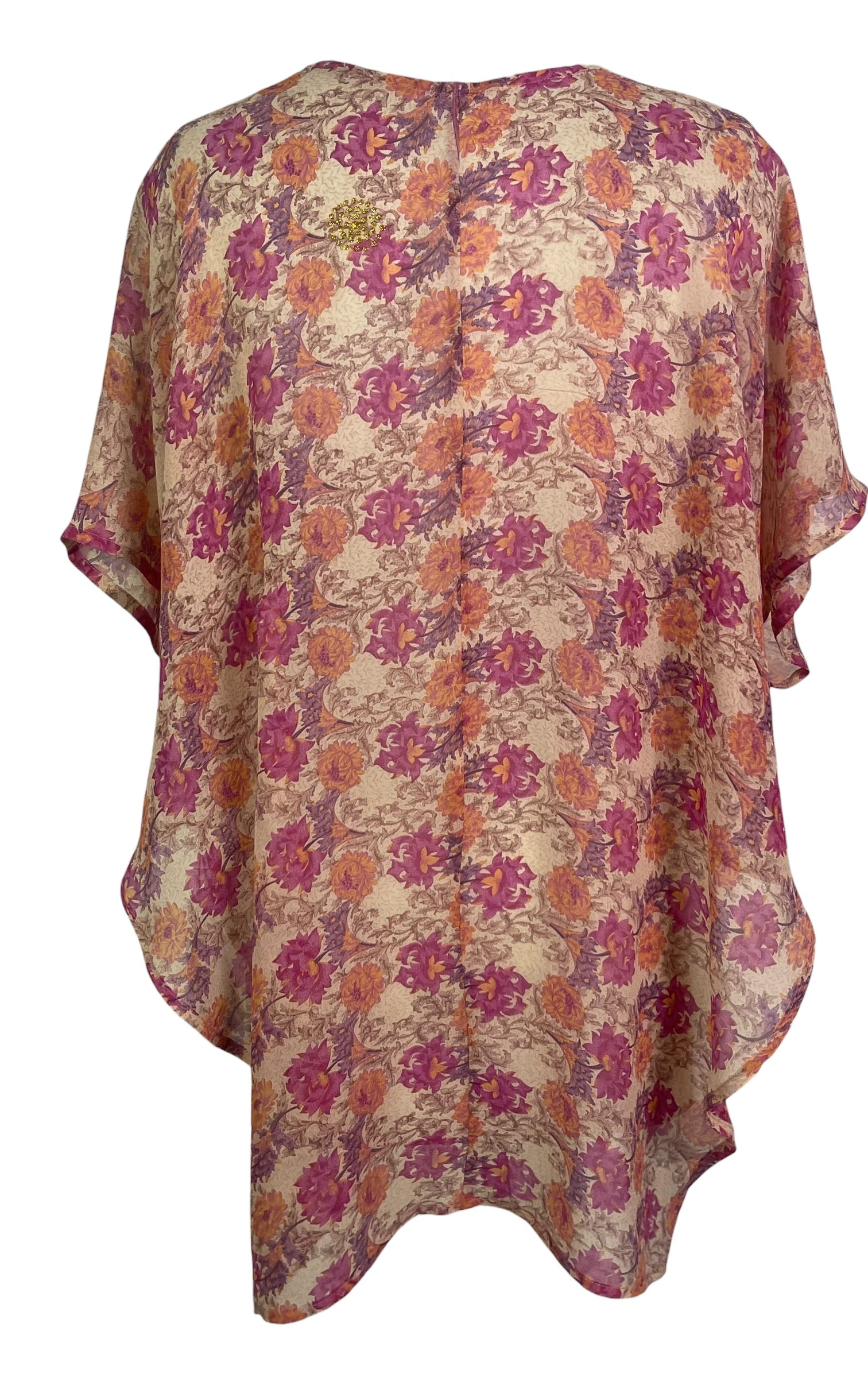 PRG9037 Avatar Pure Silk Waterfall Top