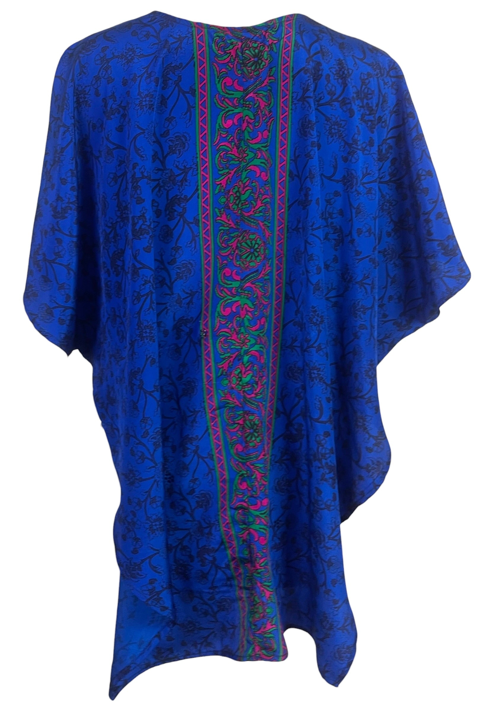 PRC8968 Sheer Avatar Pure Silk Waterfall Top