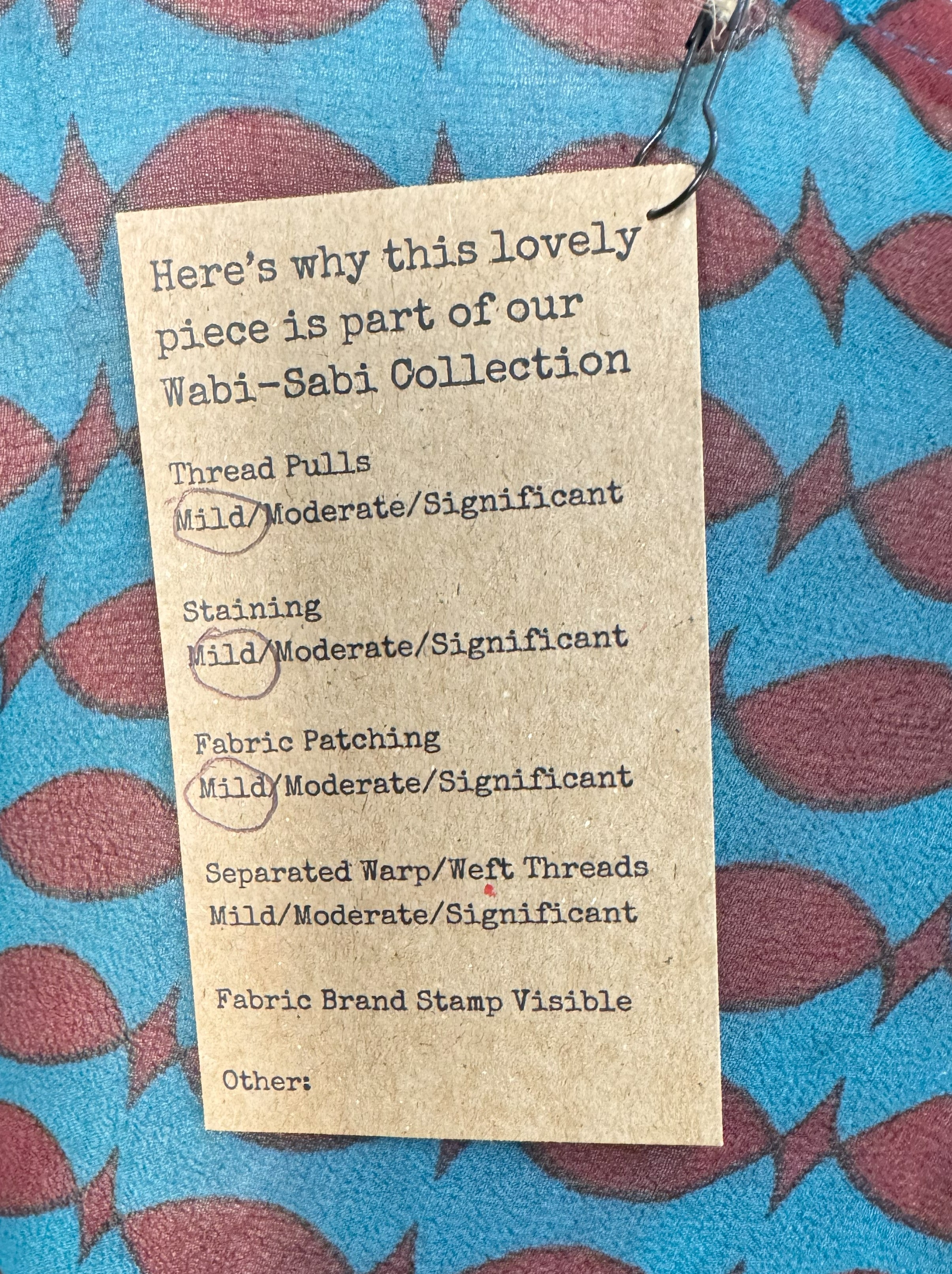 PRG7494 Sheer Wabi Sabi Pure Silk Capelet Poncho