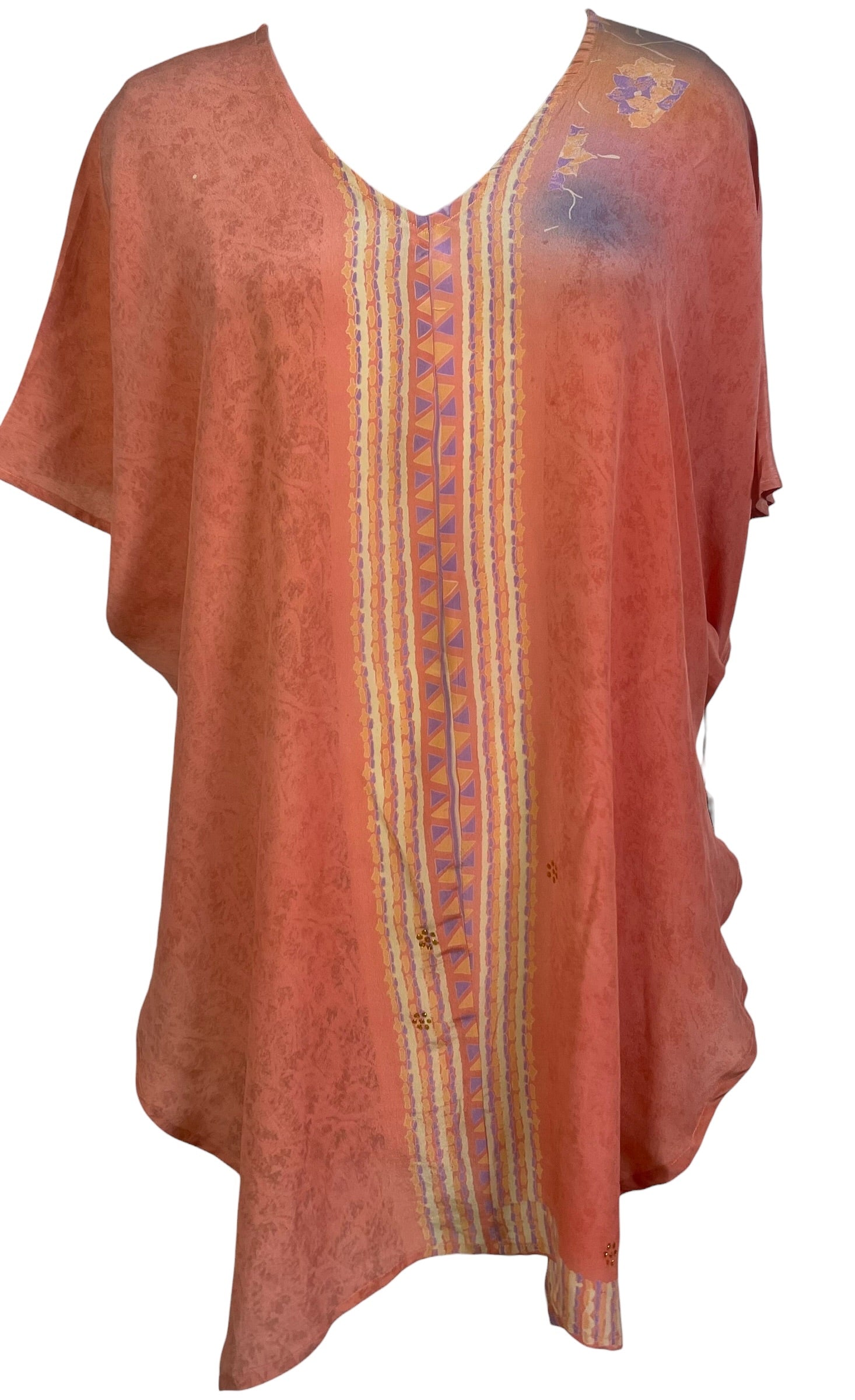 PRC8978 Avatar Pure Silk Waterfall Top