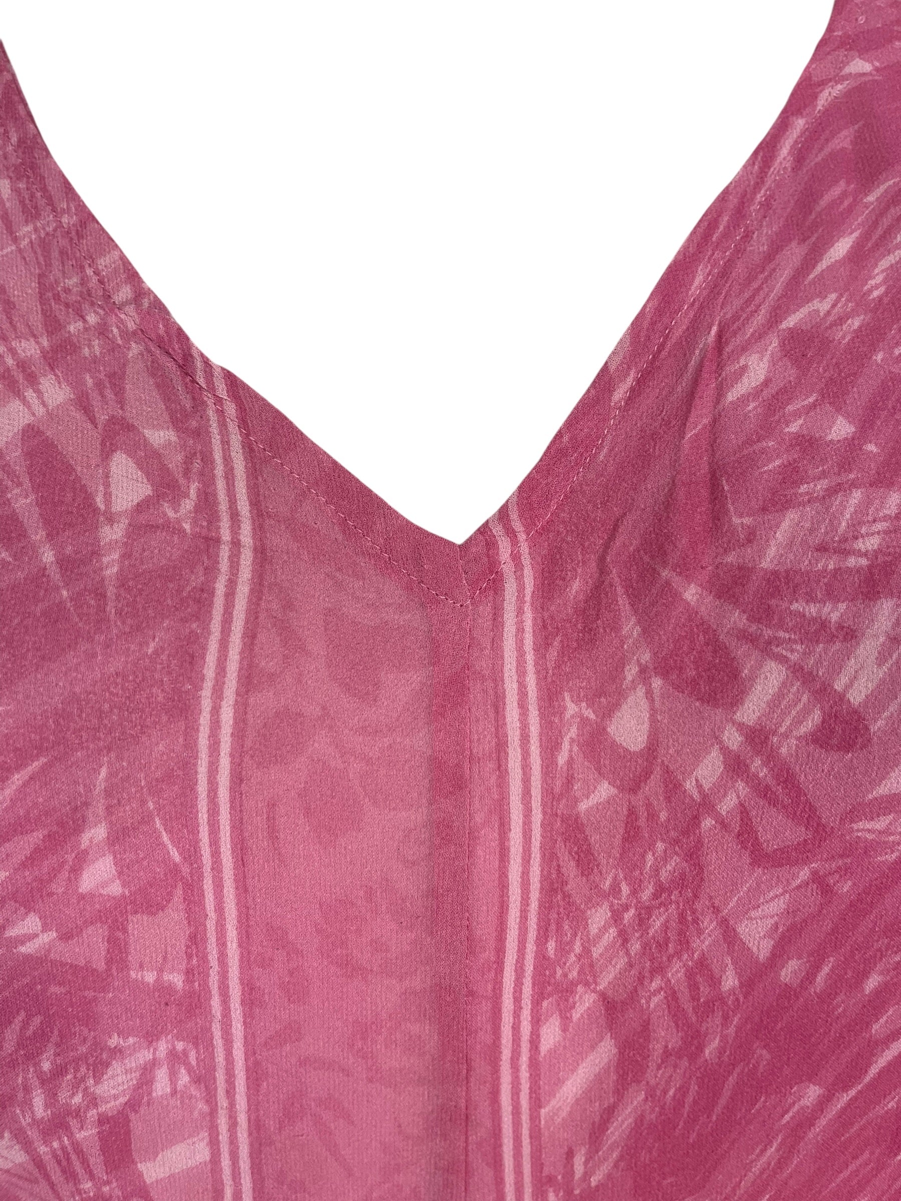 PRG9033 Sheer Wabi Sabi Pure Silk Waterfall Top