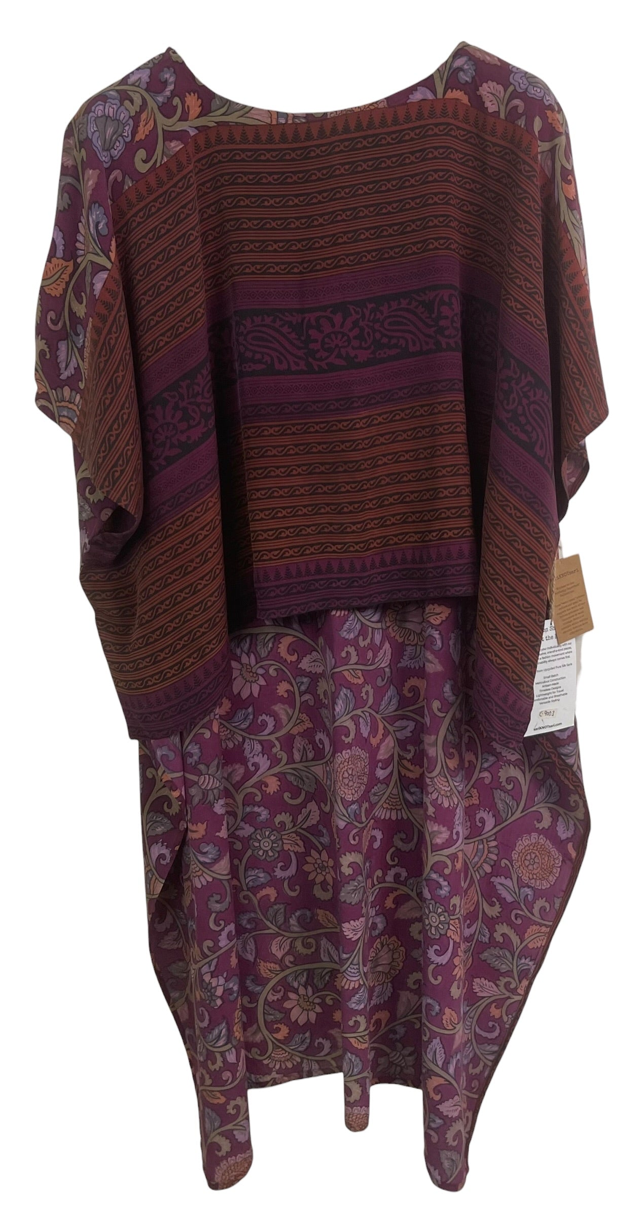 PRC9003 Wabi Sabi Pure Silk Hi Lo Top