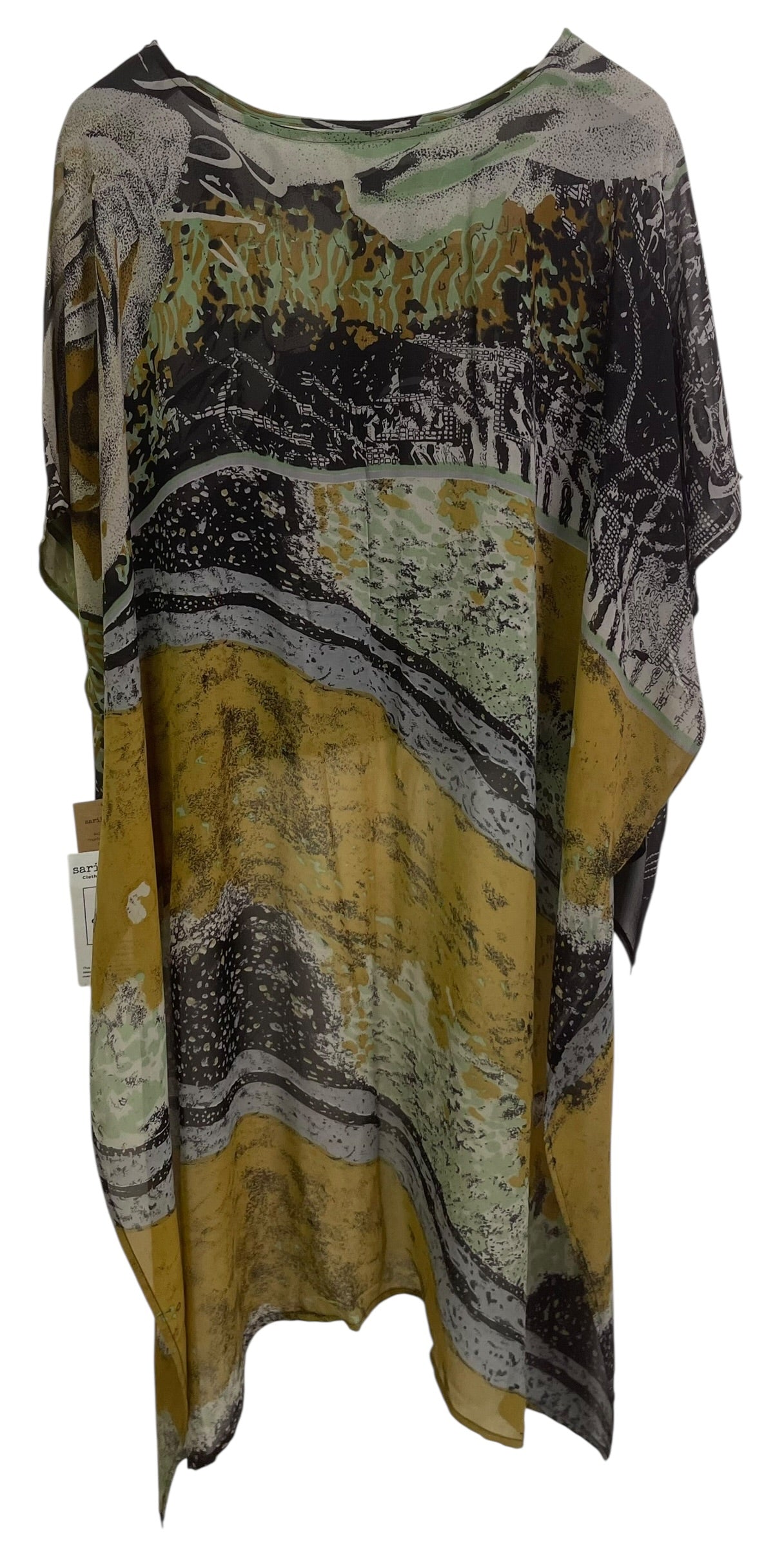 PRG9021 Sheer Wabi Sabi Pure Silk Hi Lo Top