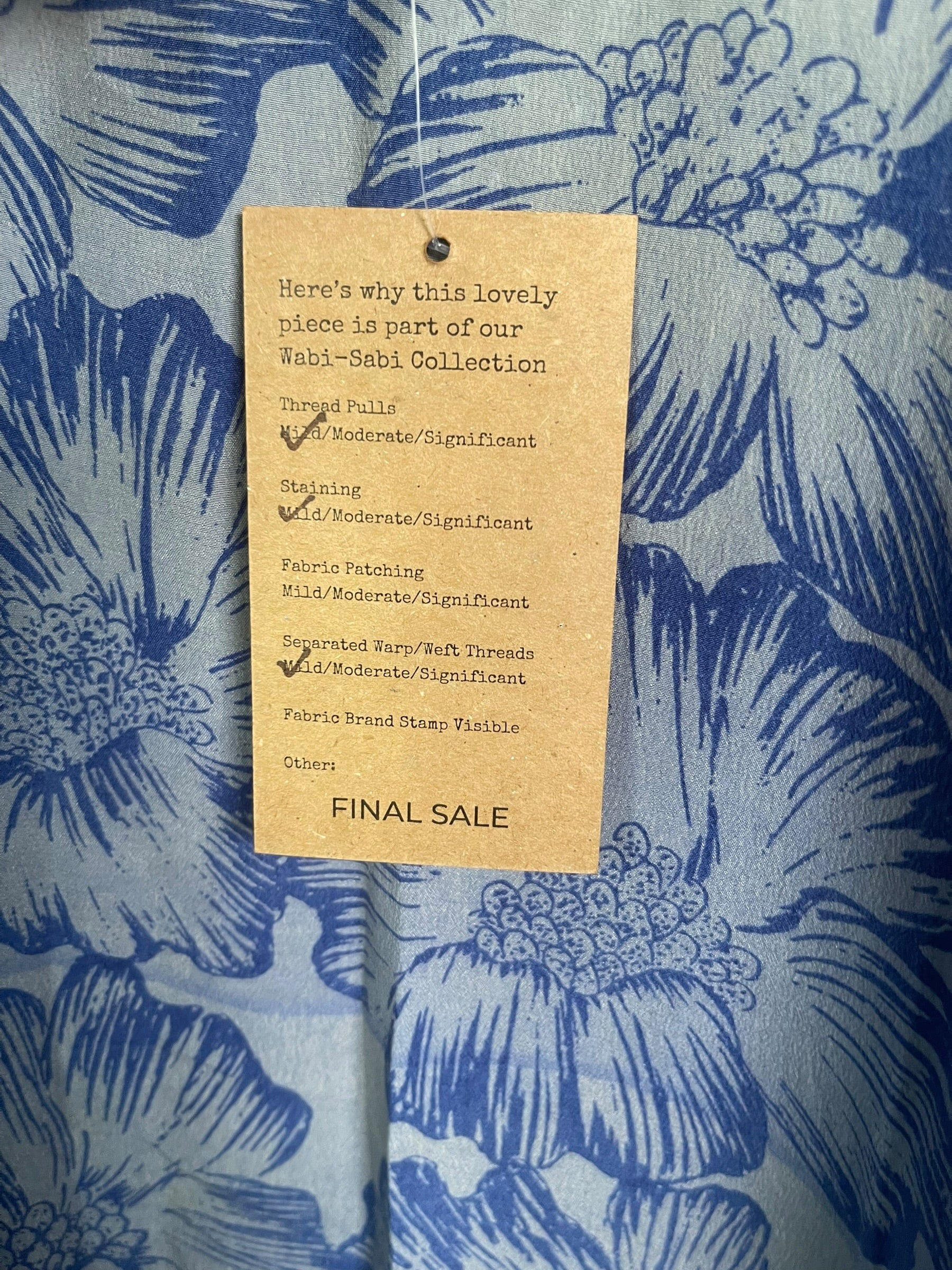PRC9011 Wabi Sabi Pure Silk Hi Lo Top
