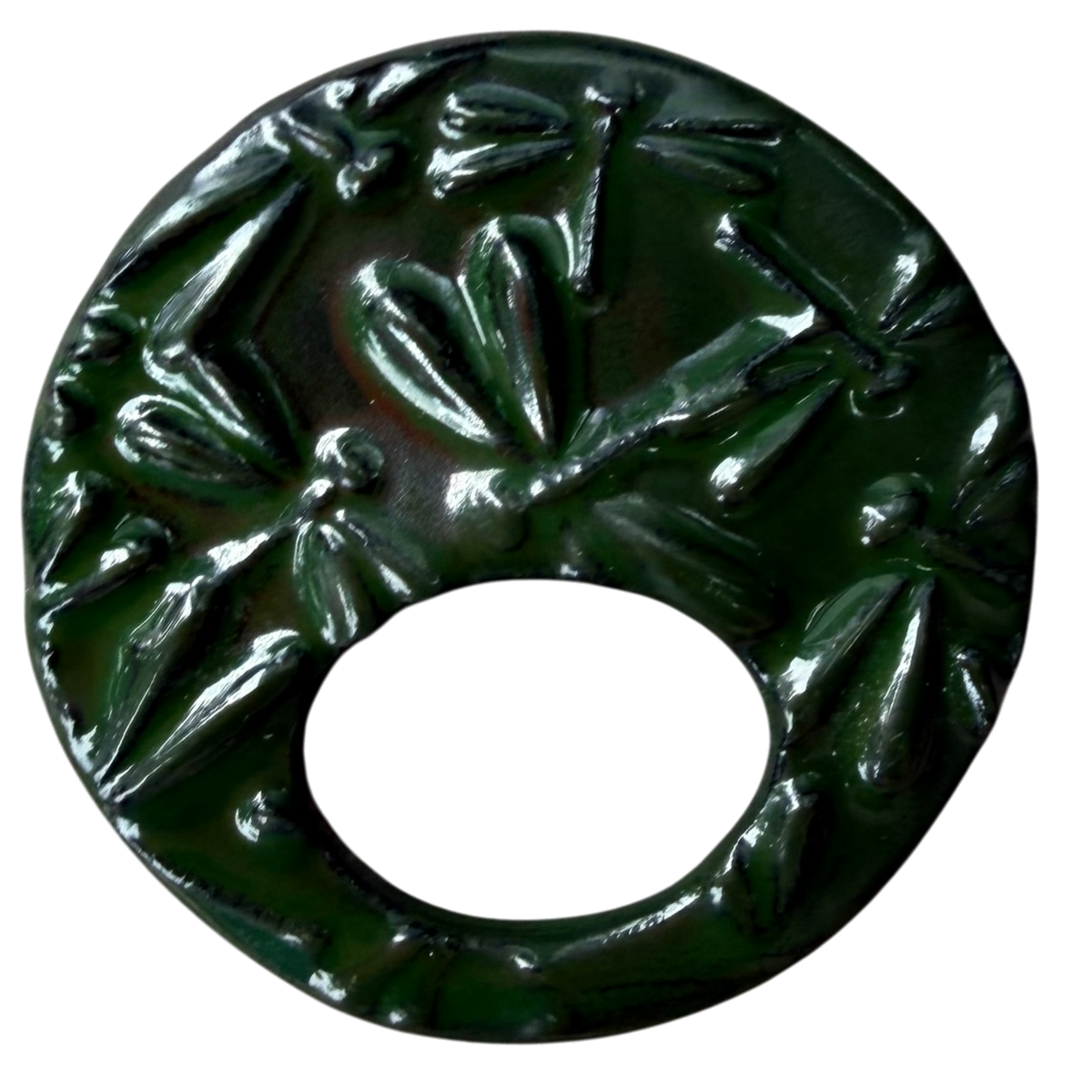 Evergreen Dragonfly Ceramic Glasses Minder