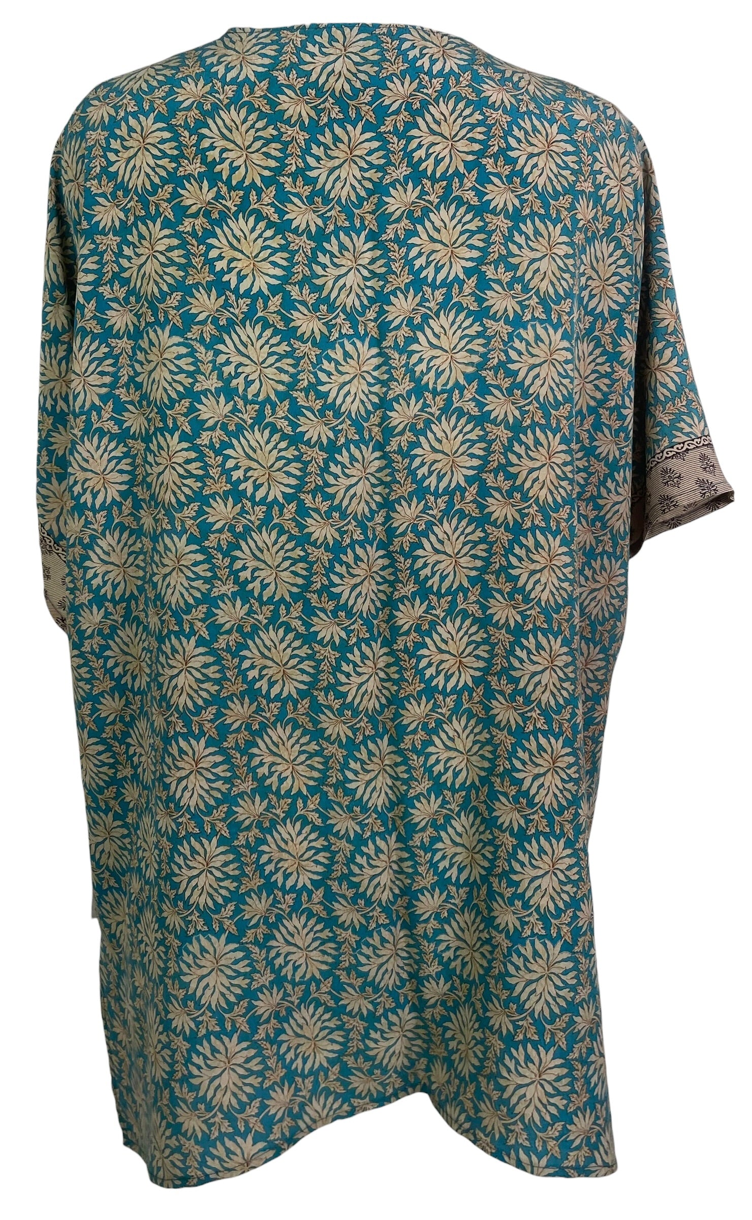 PRC9016 Avatar Pure Silk Kimono-Sleeved Jacket with Belt