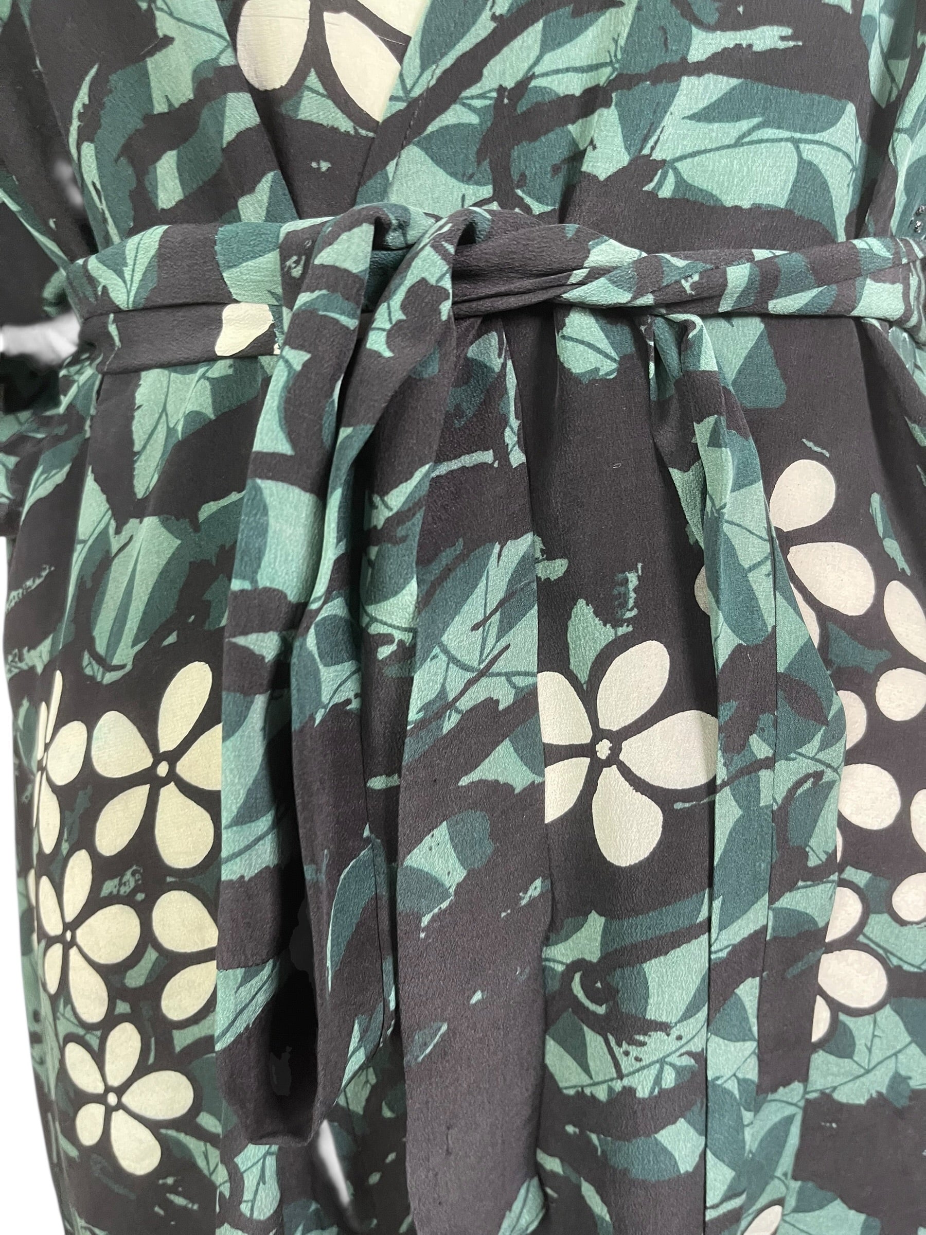 Releases Sunday at 8pm EST PRC9004 Wabi Sabi Pure Silk Kimono-Sleeved Jacket with Belt