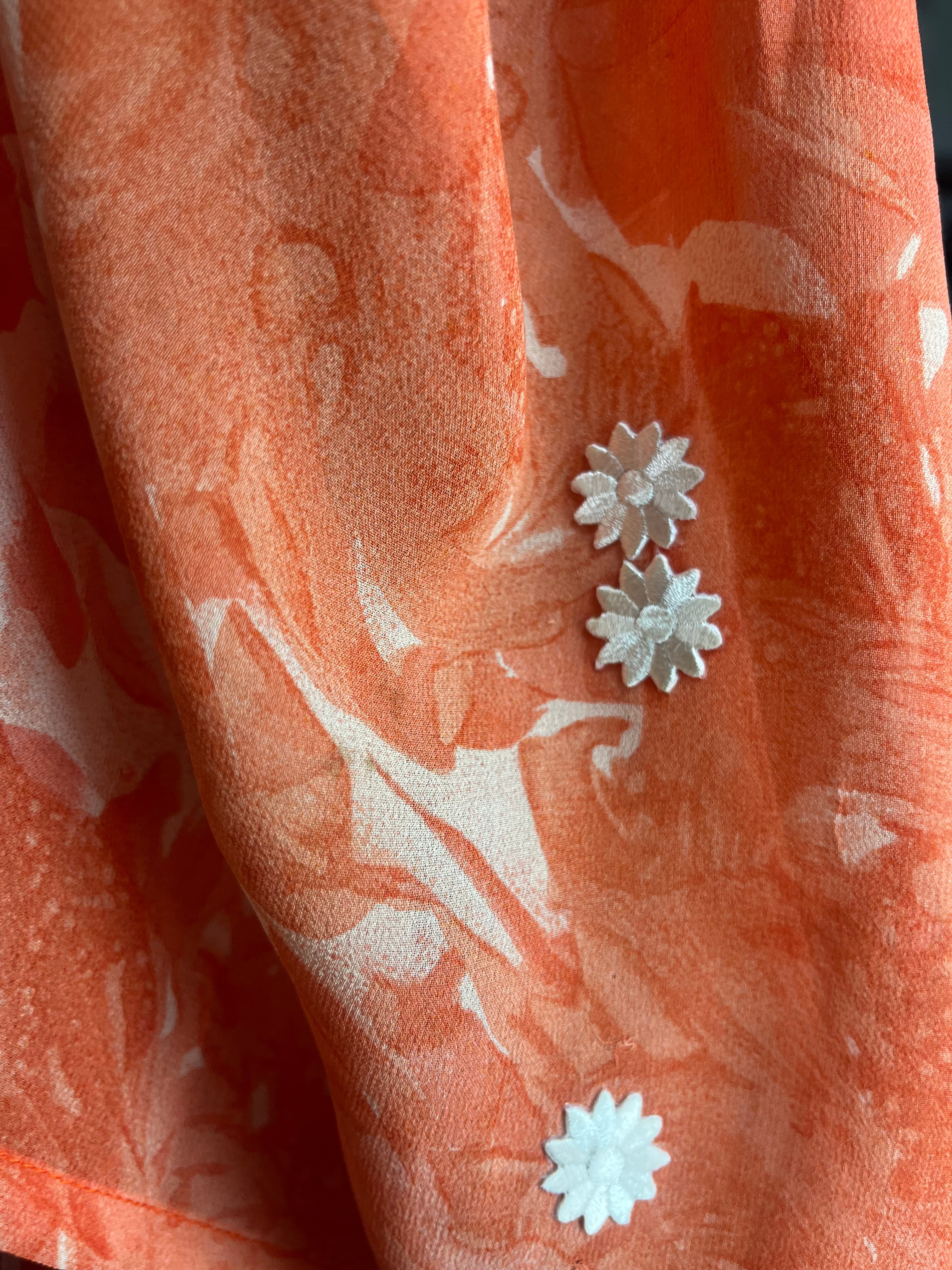 PREVIEW PRG8440 Sheer Wabi Sabi Pure Silk Sculptural Long Tunic Dress