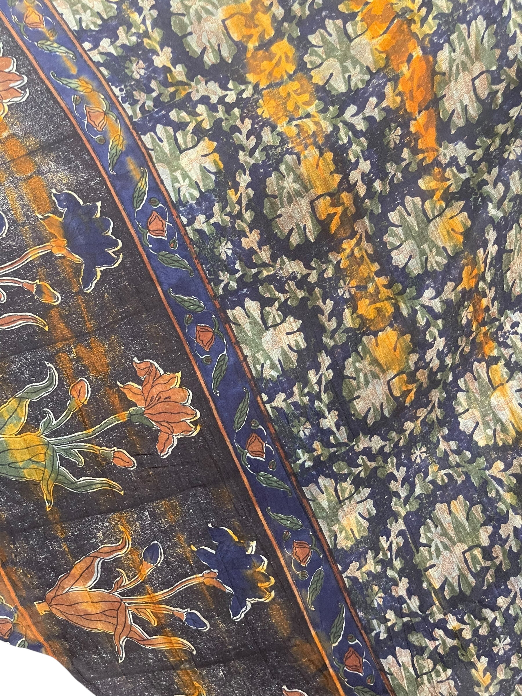 PRC8279 Wabi Sabi Pure Silk Maxi Dress with Belt