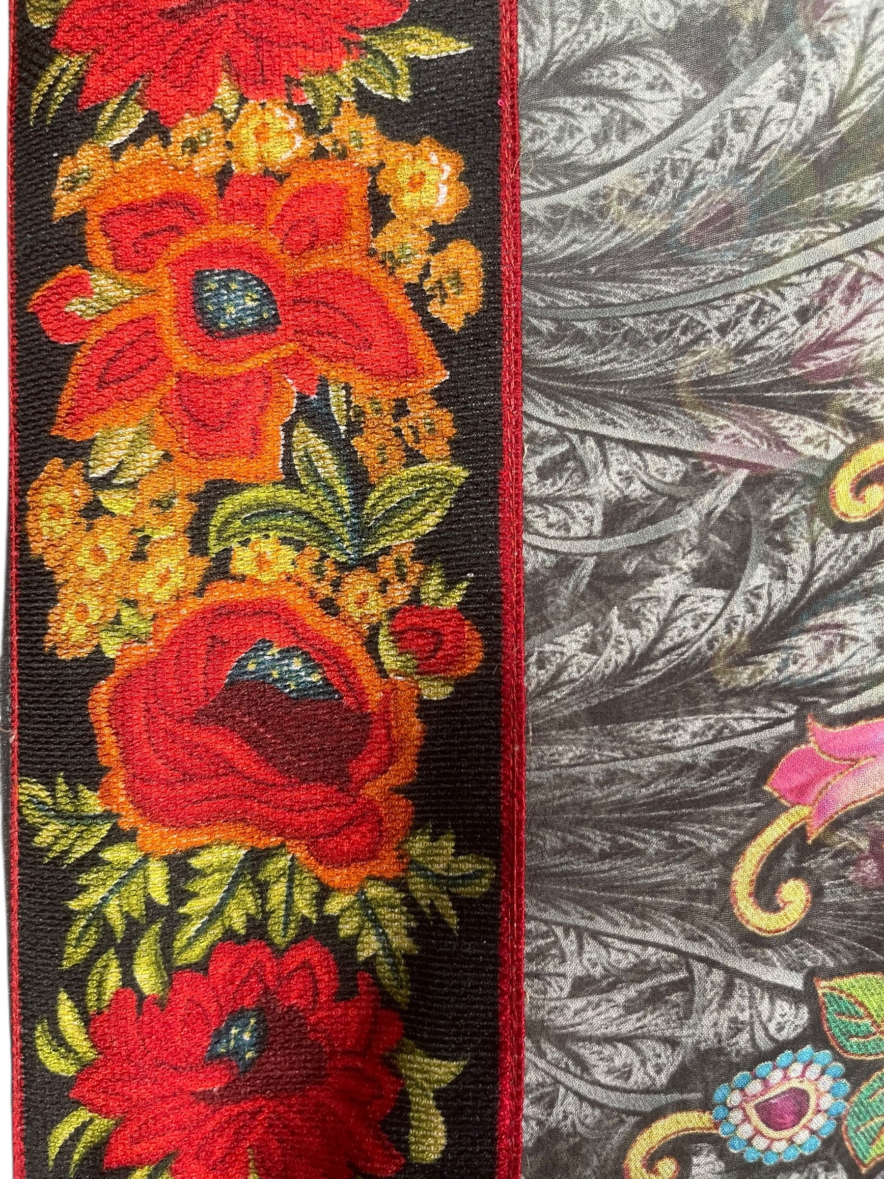 PRG8210 Sheer Avatar Long Pure Silk Kimono Sleeved Duster with Belt