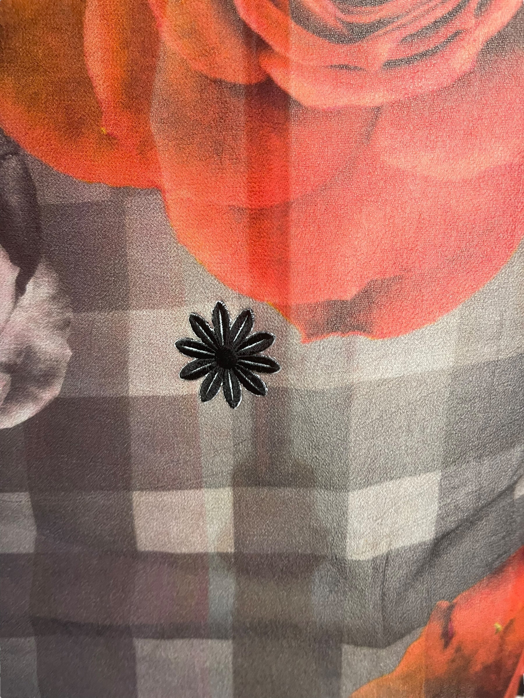 PRG8051 Sheer Avatar Long Pure Silk Kimono Sleeved Duster with Belt