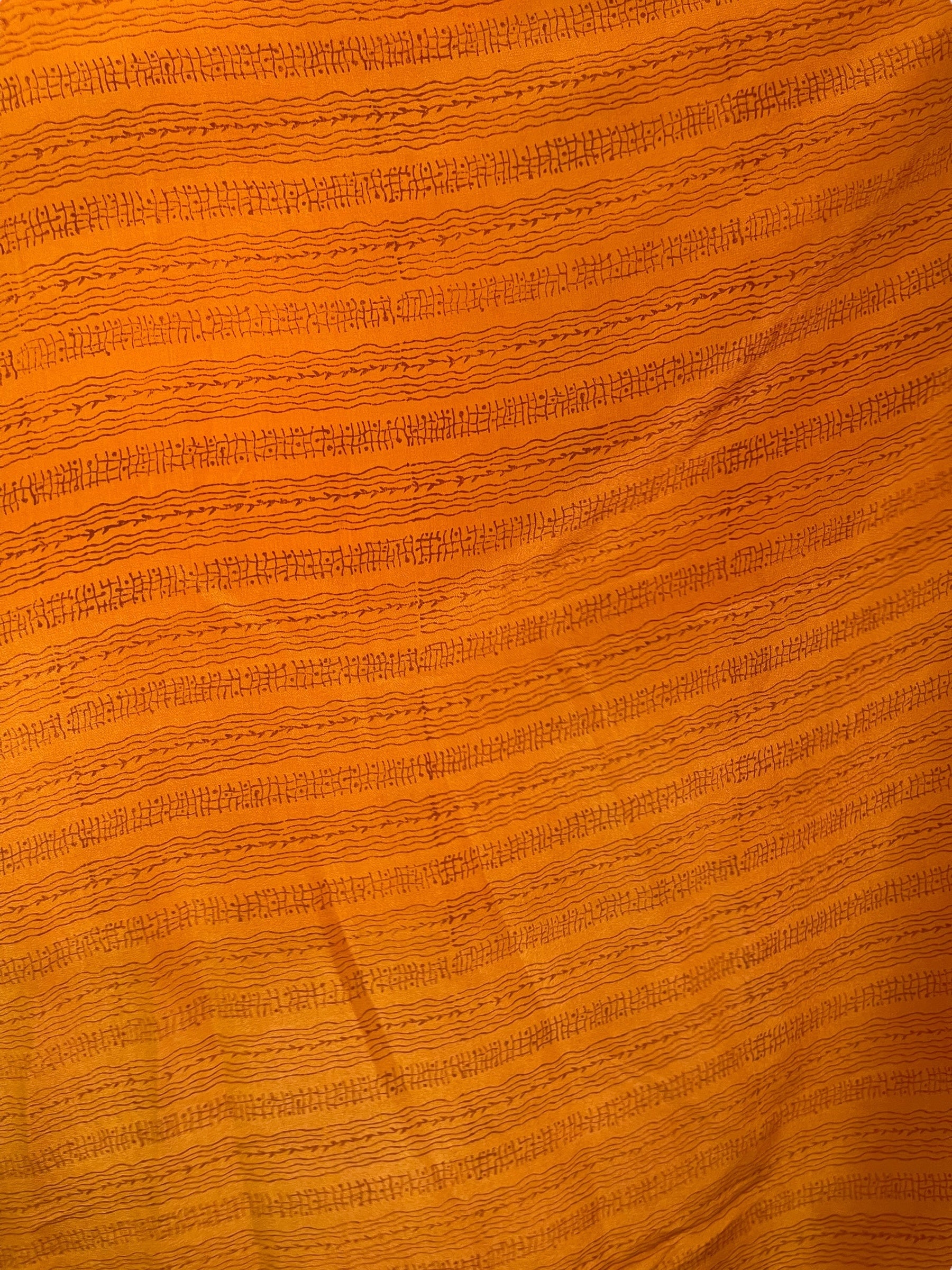 PRC8244 Avatar Long Pure Silk Kimono Sleeved Duster with Belt