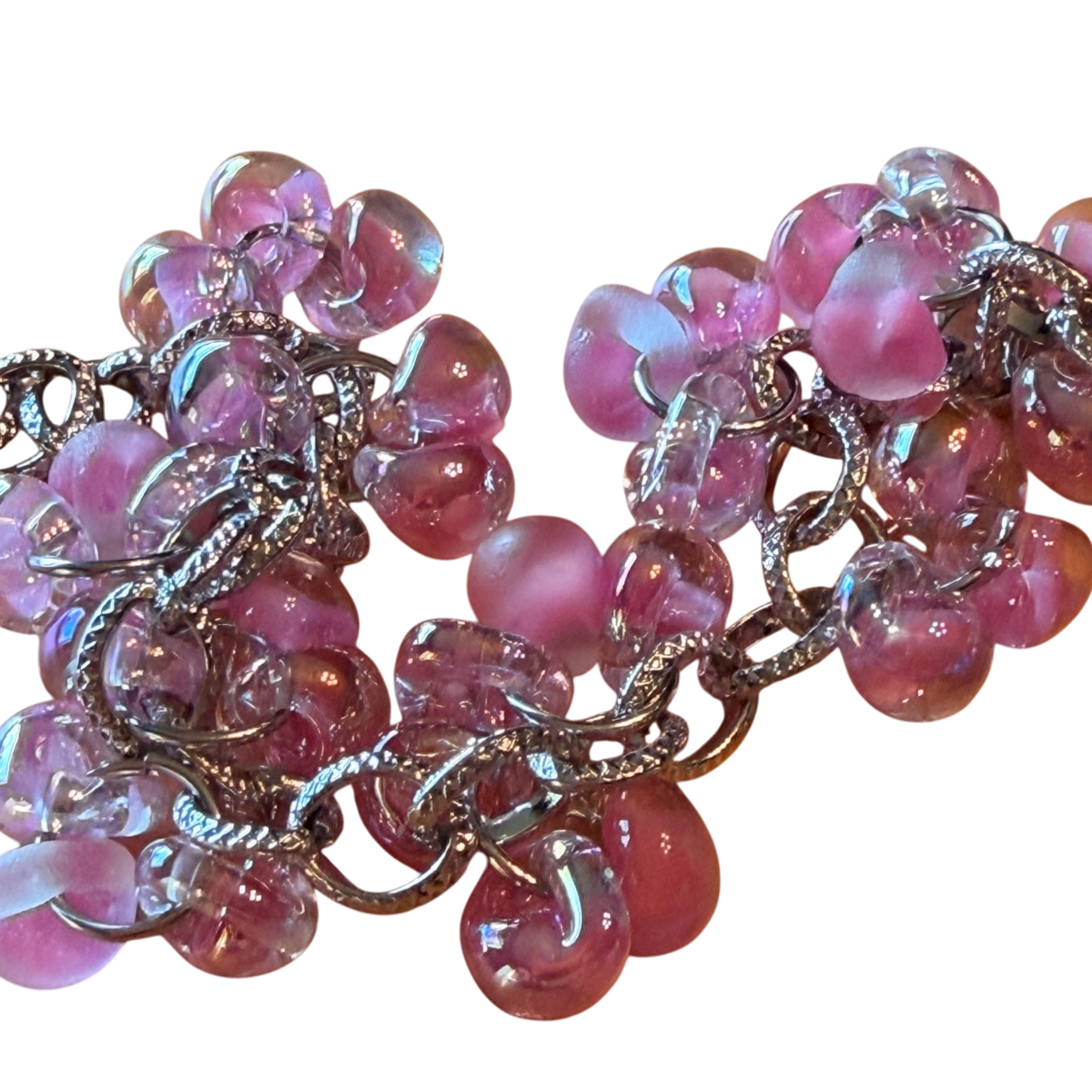 Releases Sunday at 8pm EST Pretty in Pink Lampwork Bracelet